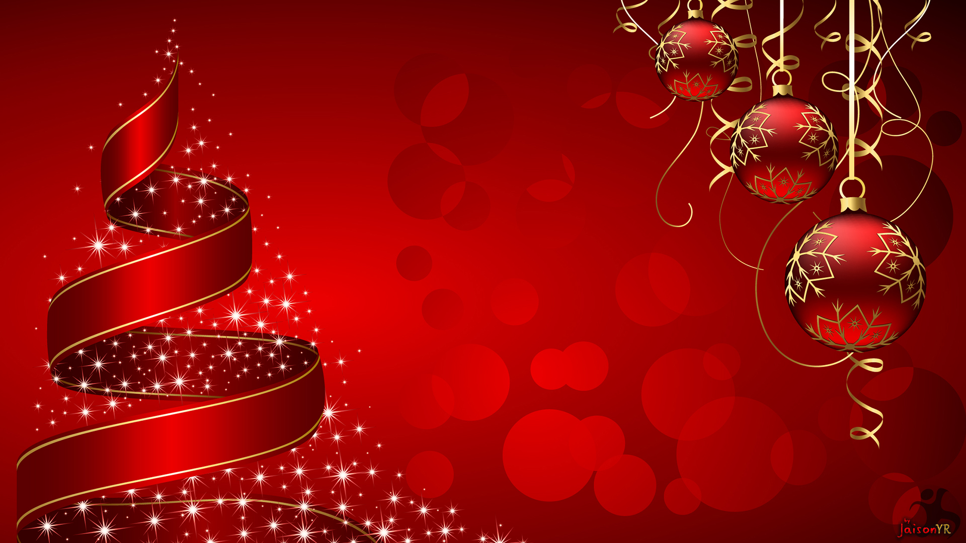 Red Christmas Backgrounds HD Wallpaper, Background Images