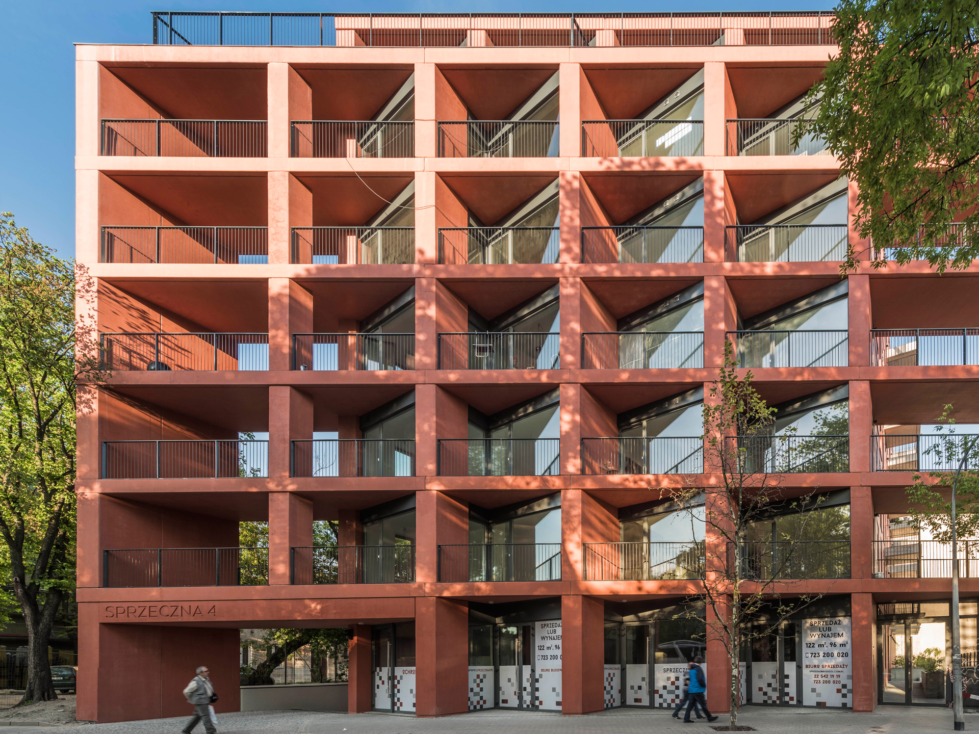 BBGK highlights Polish prefabrication in brick-red concrete - News ...