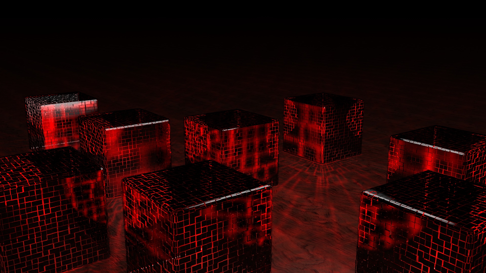 Red Cubes by vajl on DeviantArt