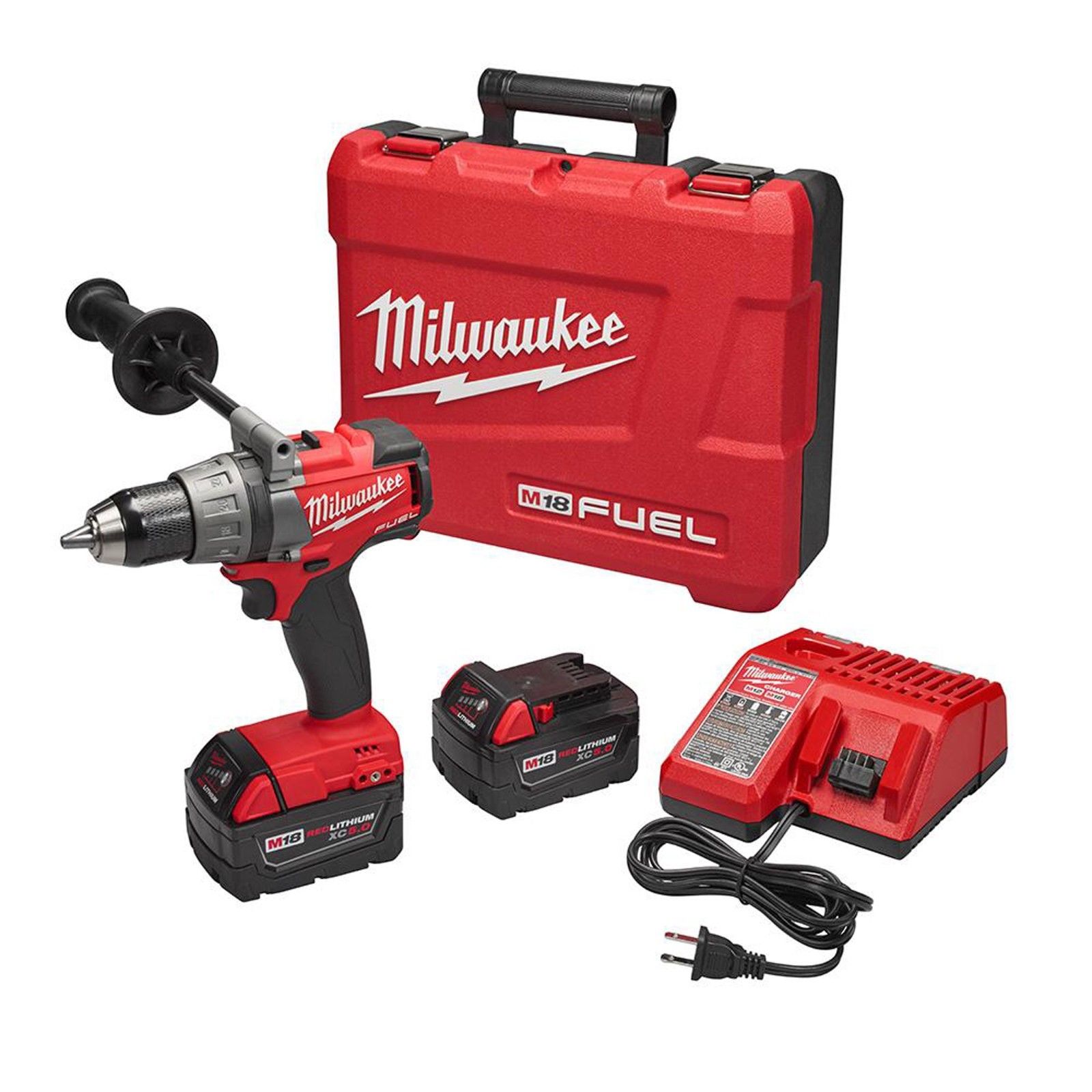 Milwaukee M18 Fuel 18-volt Lithium-ion Brushless Cordless Red Drill ...