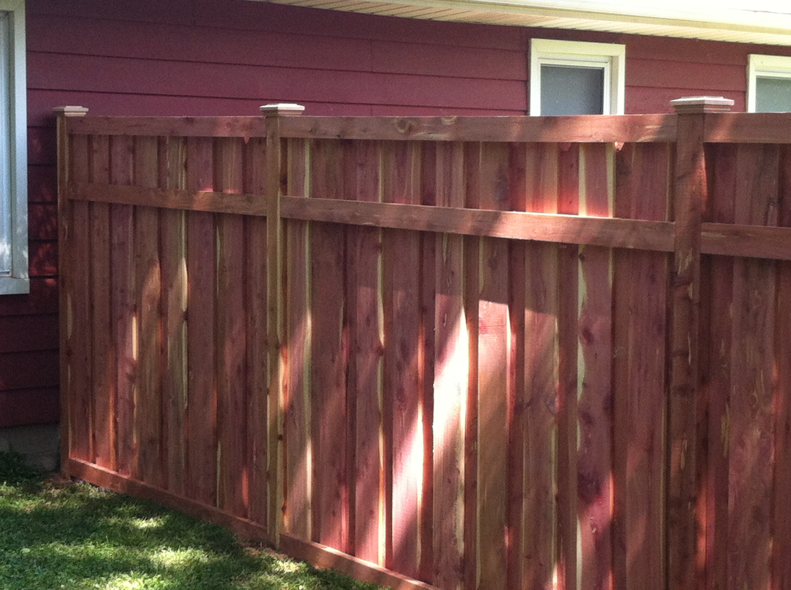 Eastern Red Cedar Privacy Fence • Fences Design
