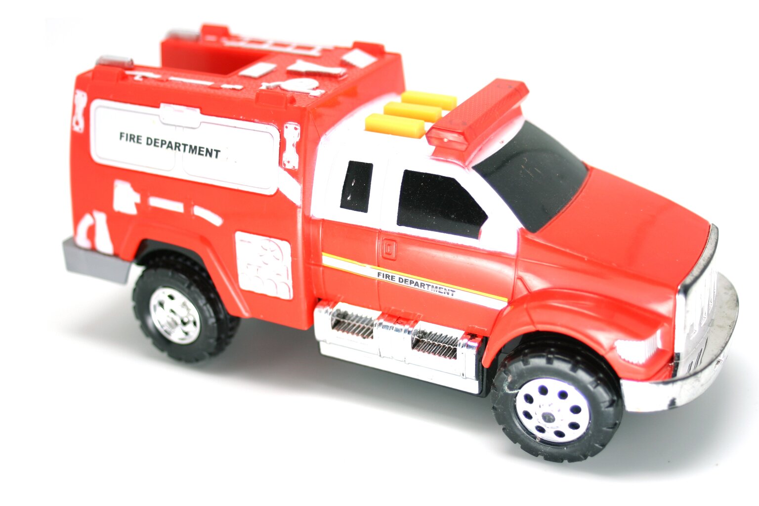 Red fire engine toy photo