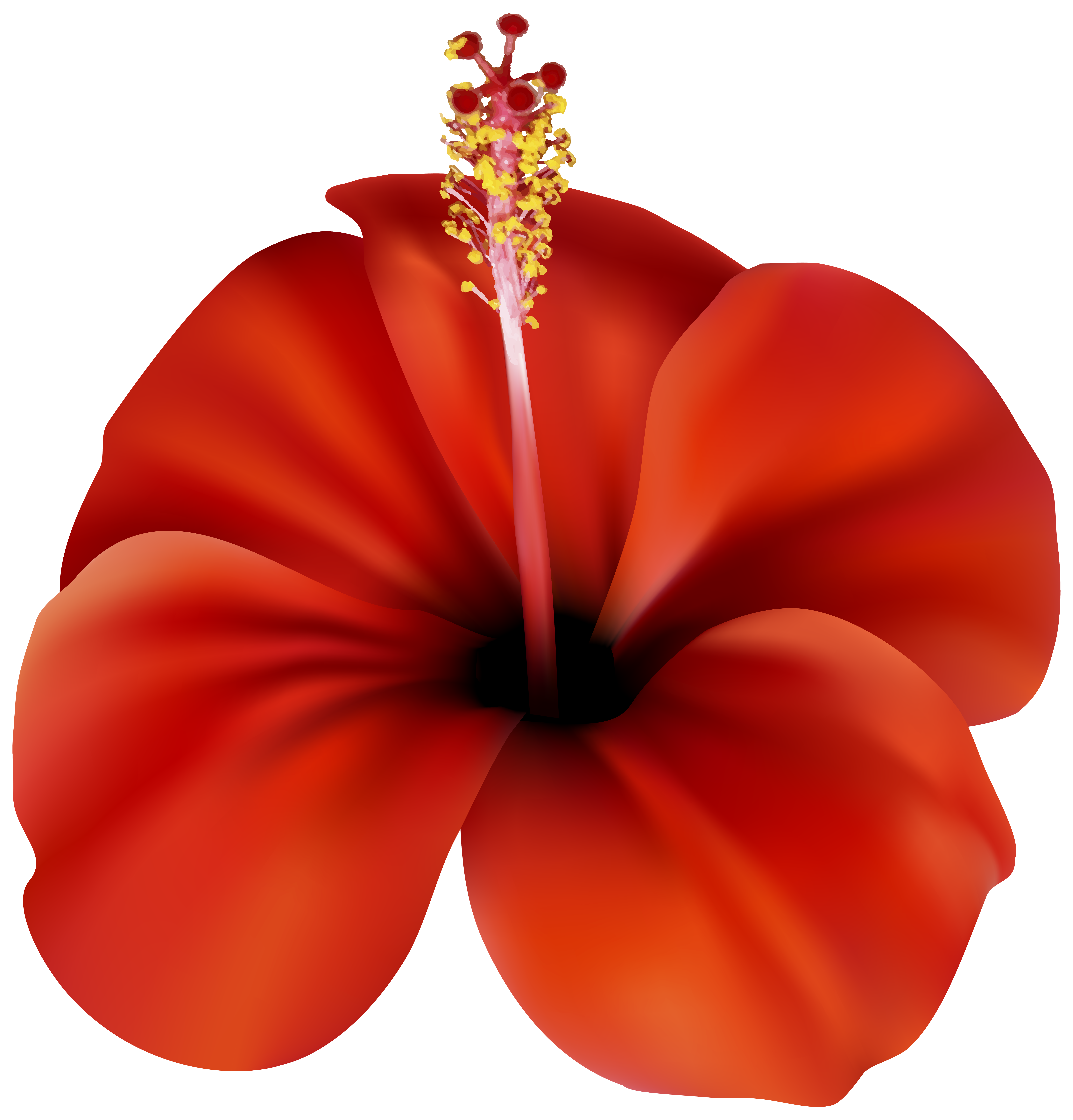 Red Flower PNG Clip Art - Best WEB Clipart