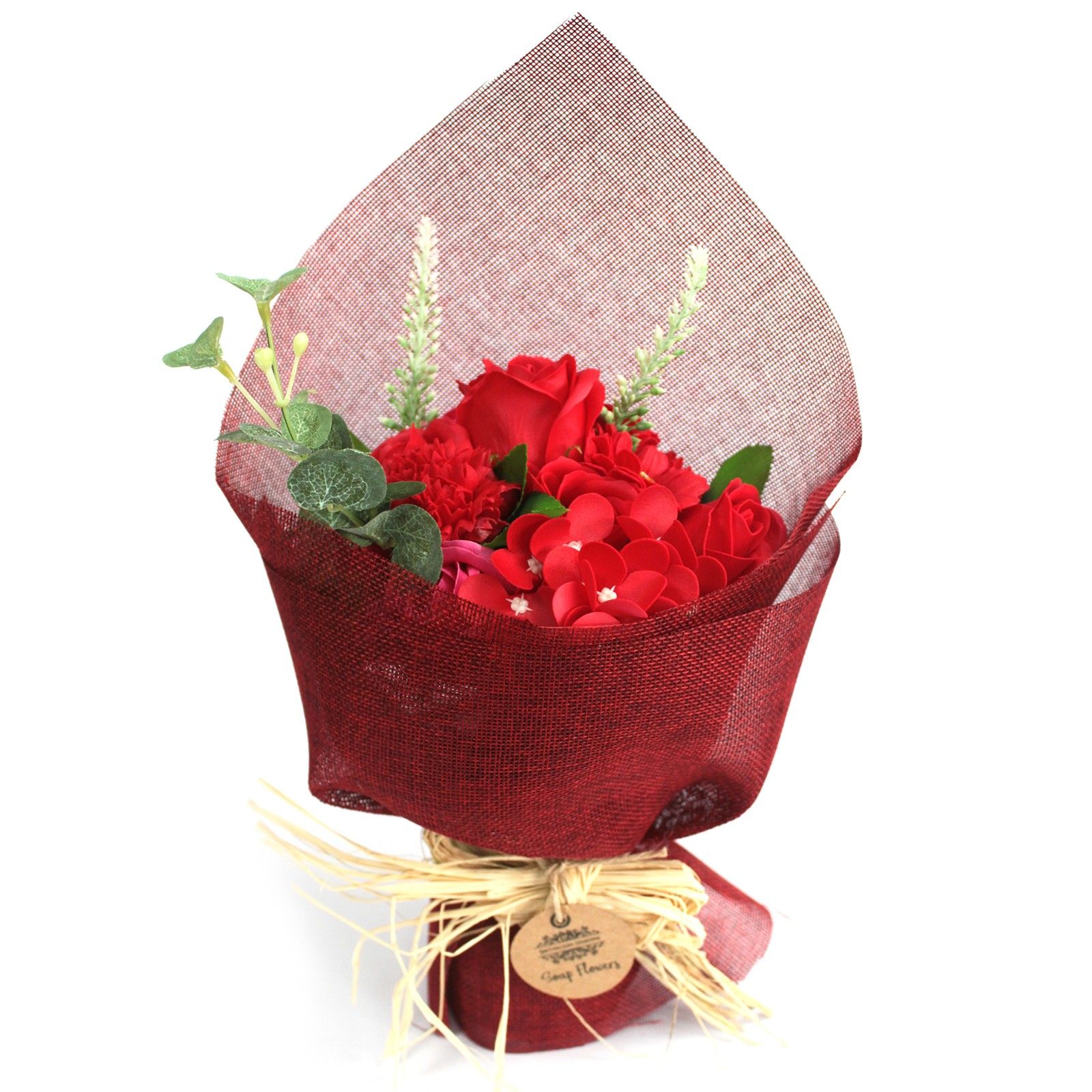 Red Flower Soap Bouquet