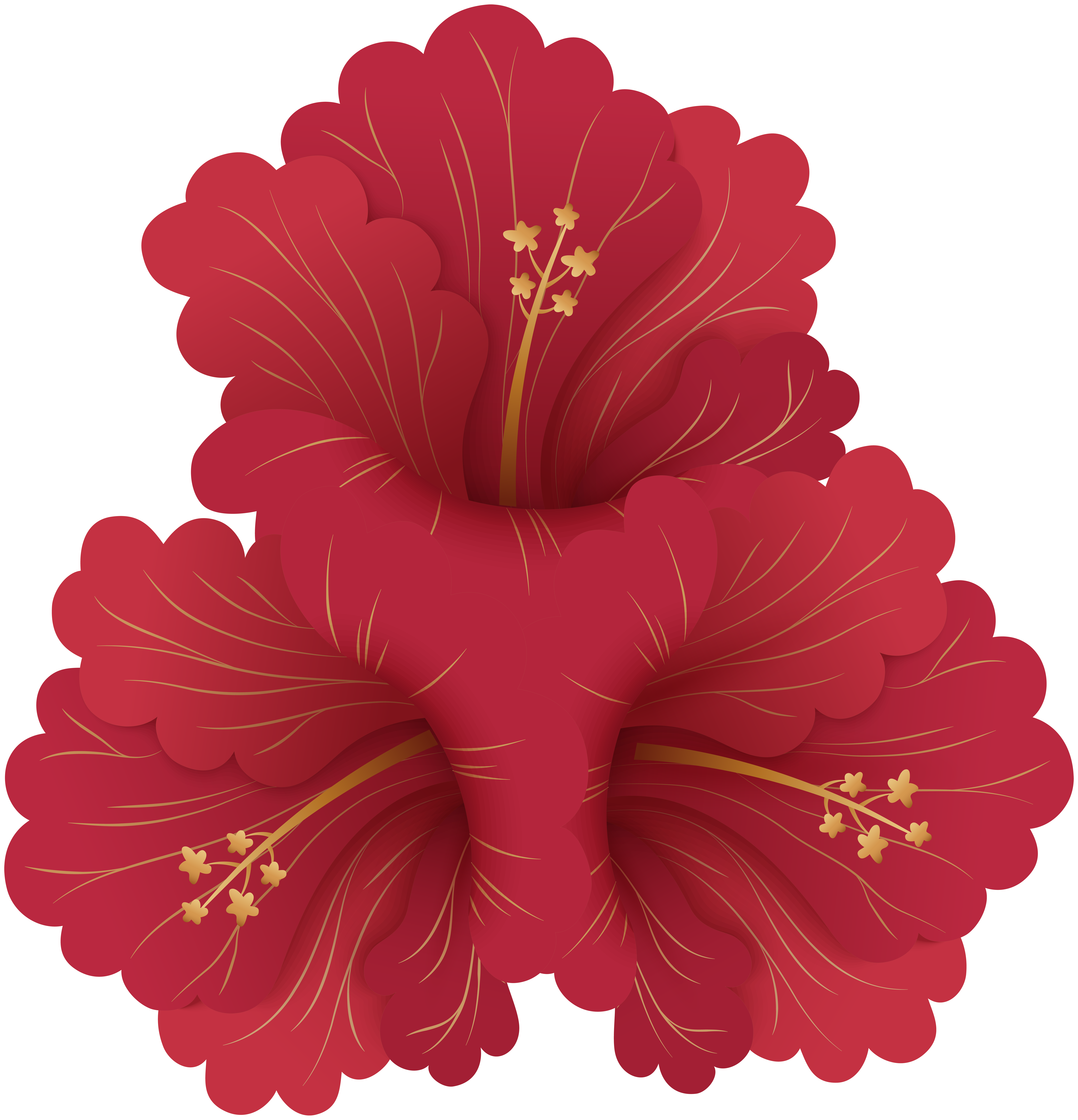 Red Flowers PNG Clip Art Image | Gallery Yopriceville - High ...