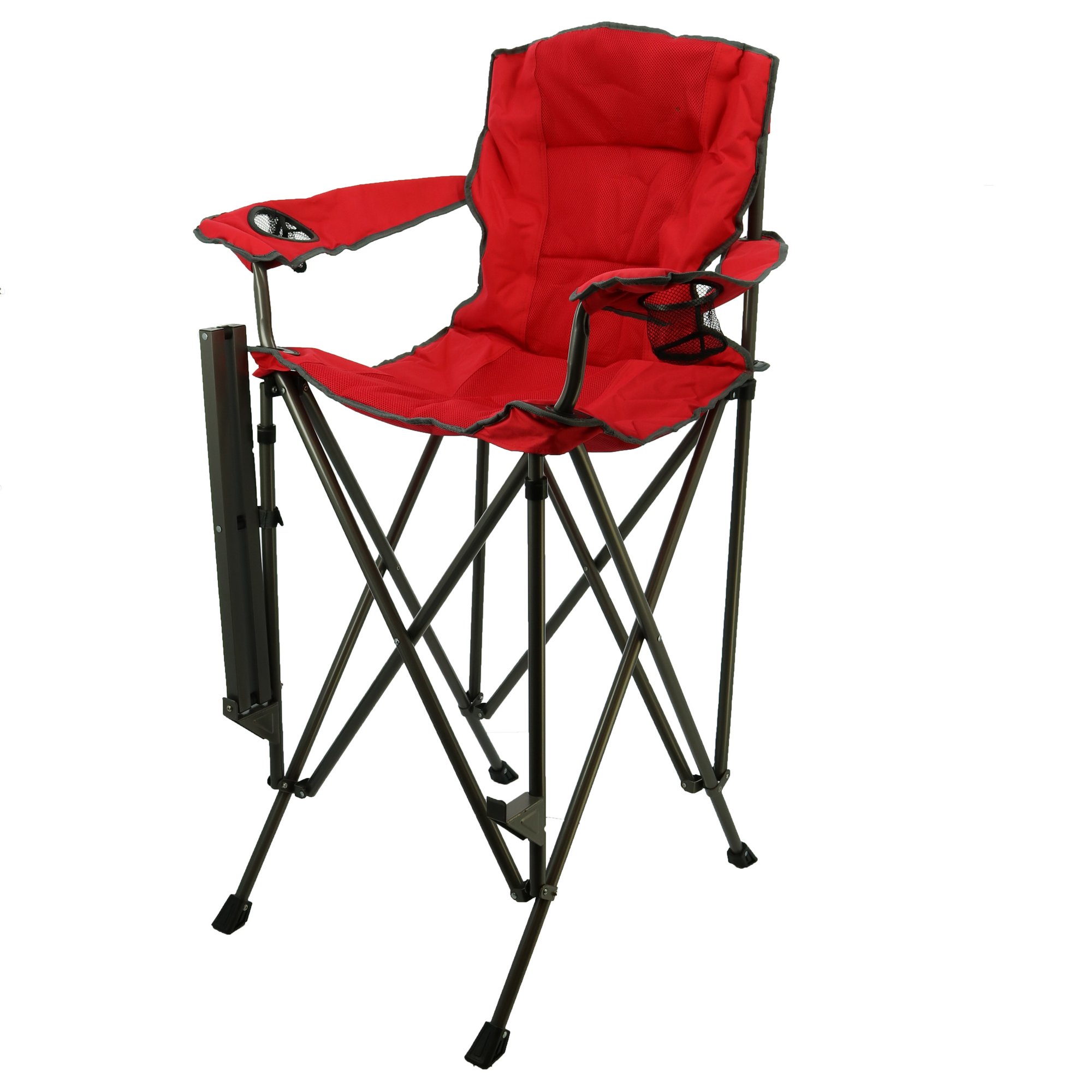 Outdoor Solutions Tall Boy Red Folding Chair - Shop Furniture at HEB