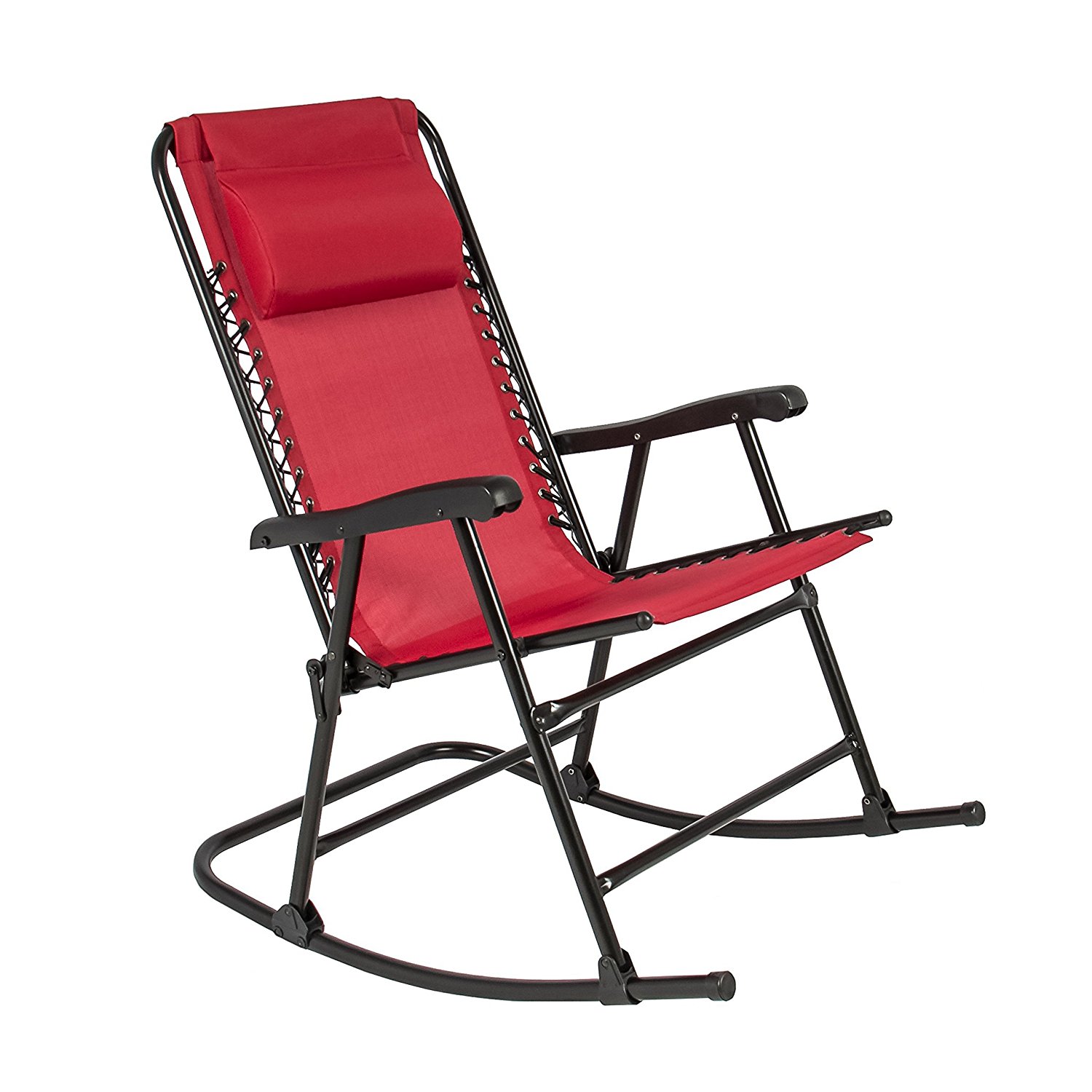 Amazon.com : Best Choice Products Folding Rocking Chair Foldable ...