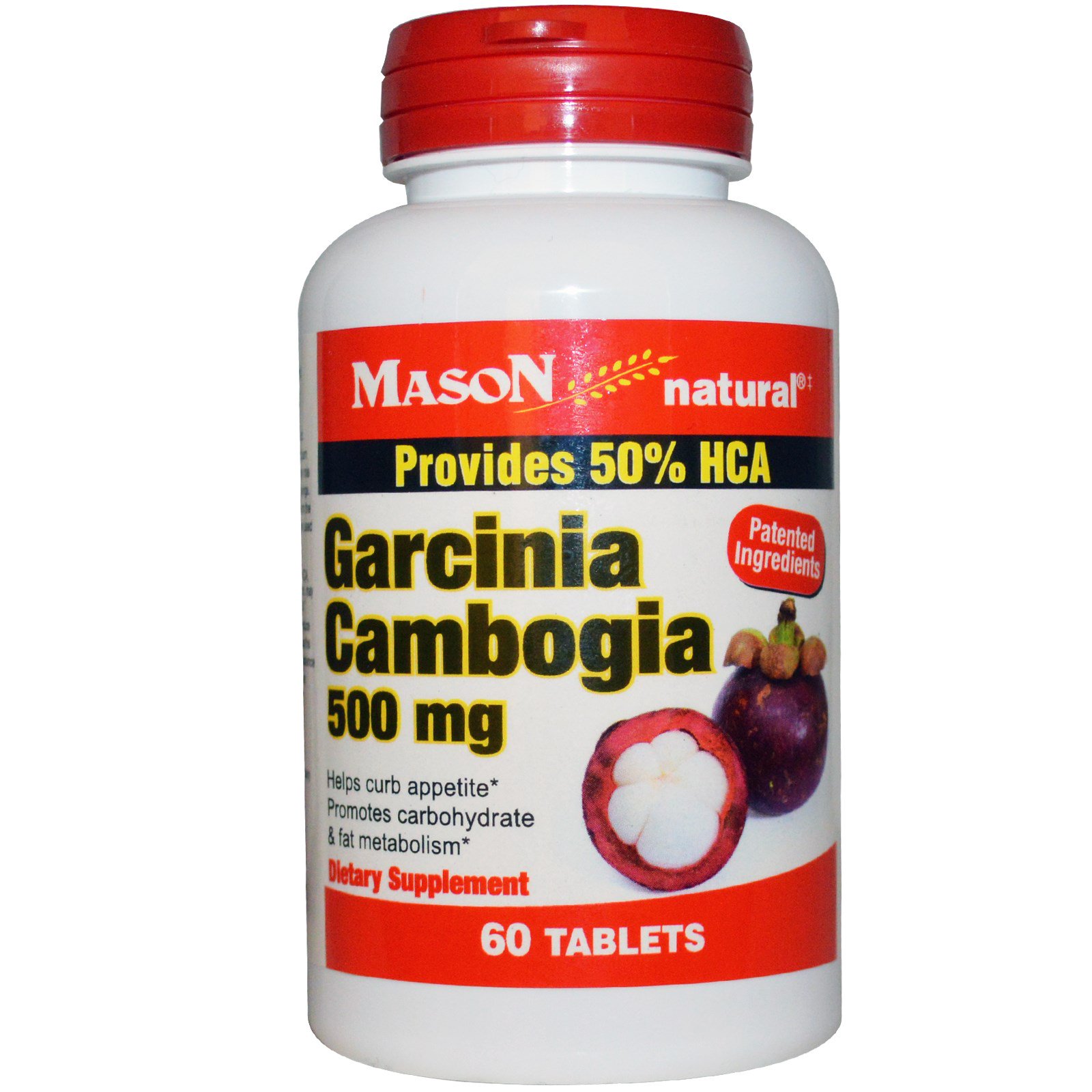 Mason Natural, Garcinia Cambogia, 500 mg, 60 Tablets - iHerb.com