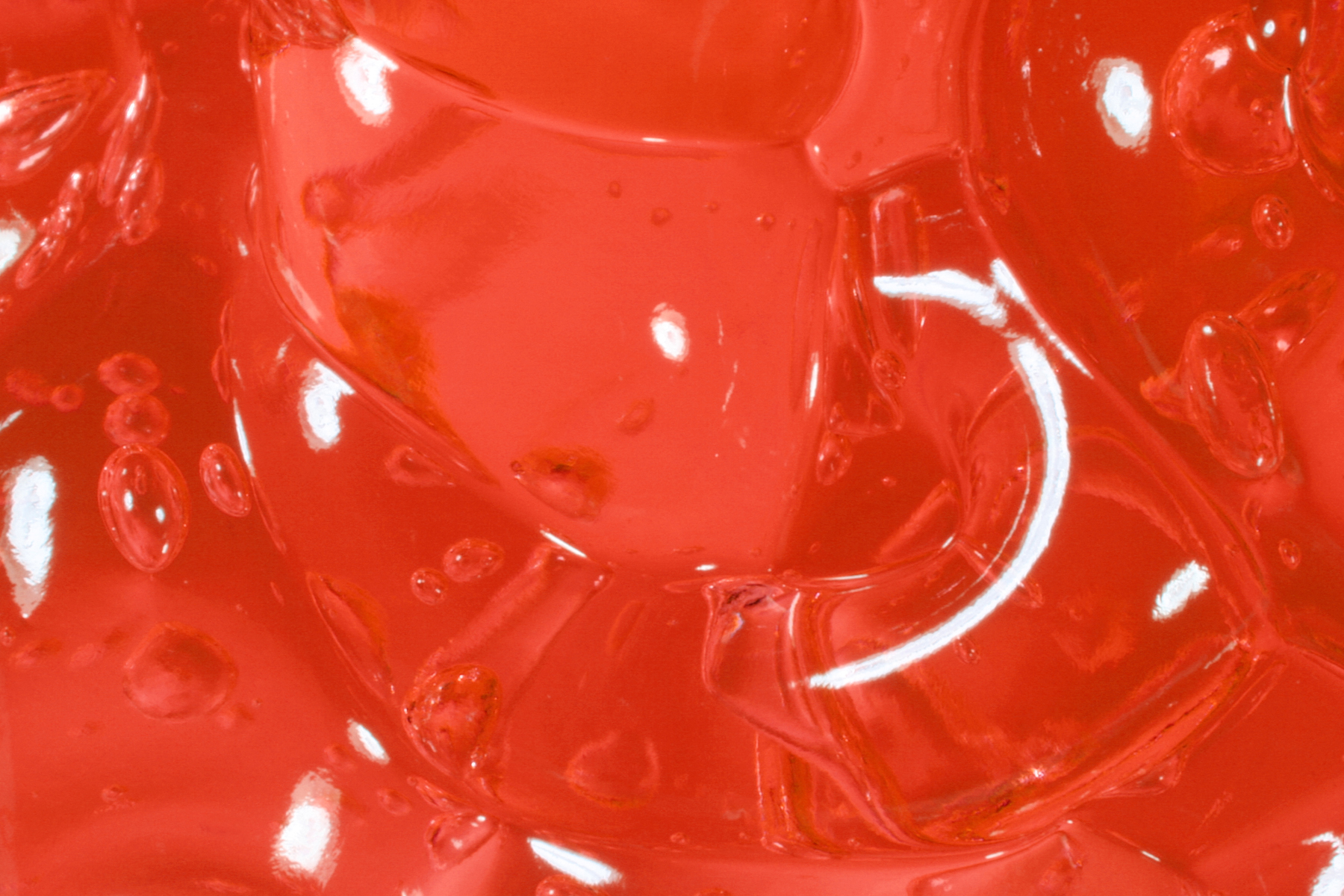 Red Gel Macro, Abstract, Slimey, Photo, Photograph, HQ Photo