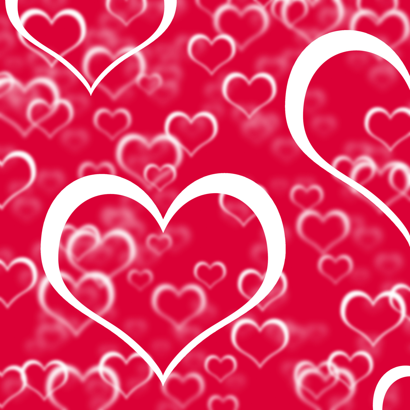 Red hearts background showing love romance and valentines photo