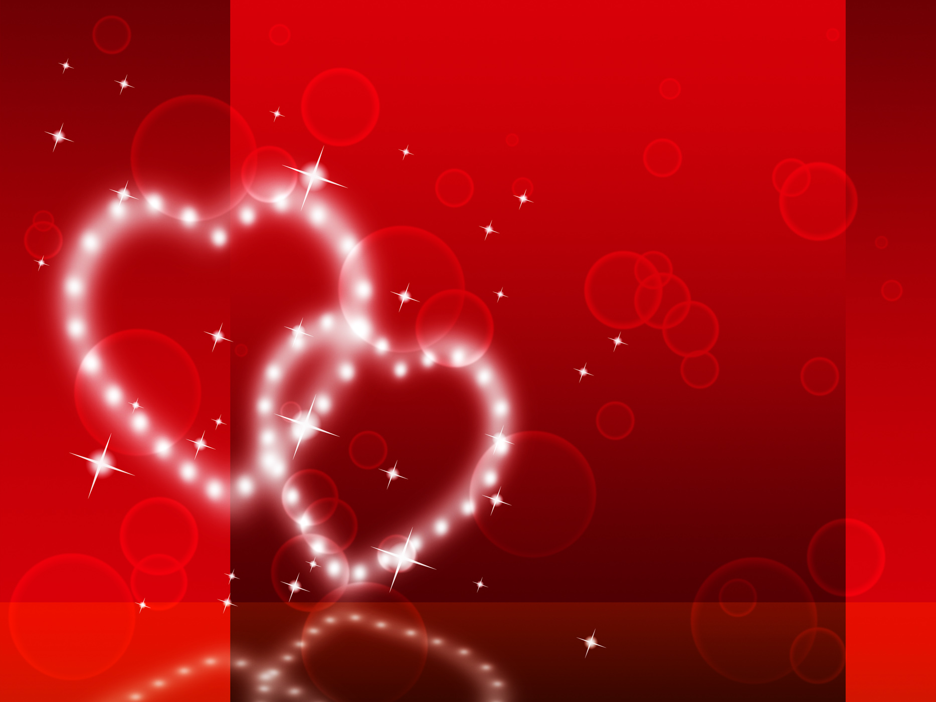 Red hearts background shows fondness special and sparkling photo