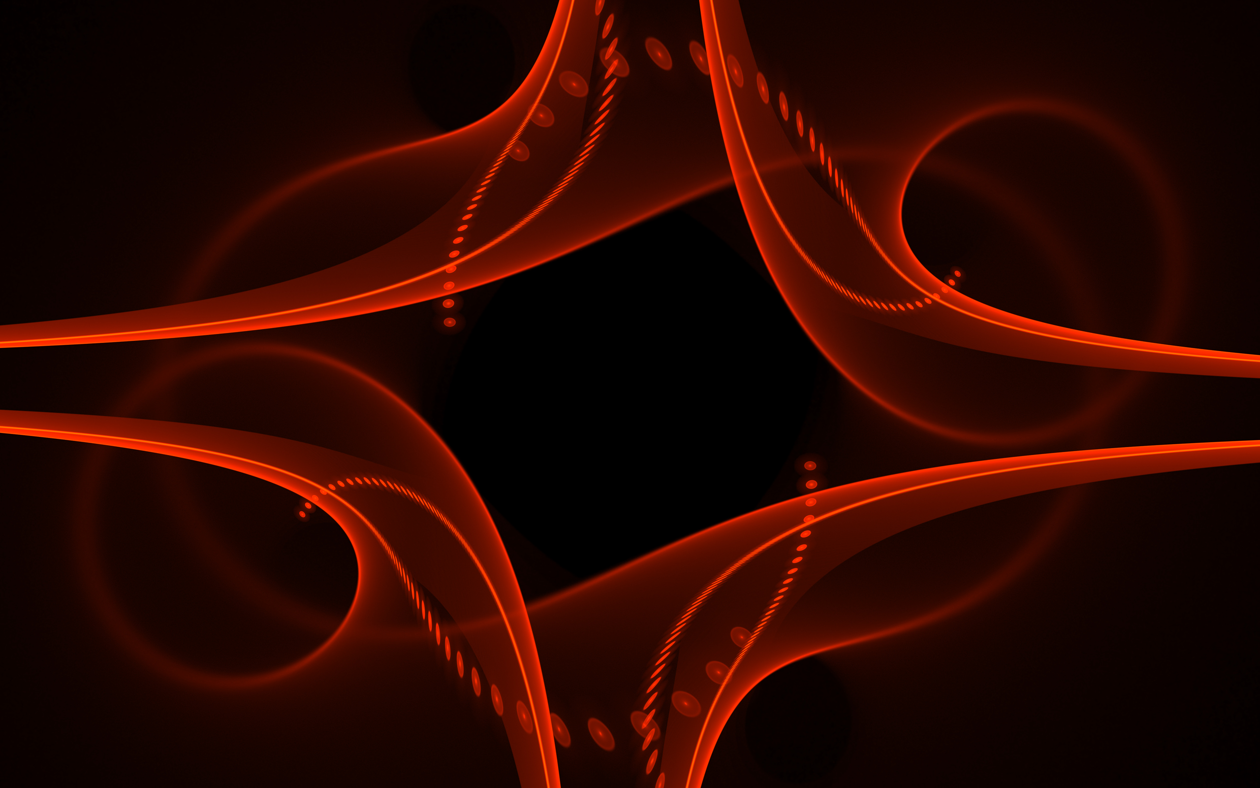 BurraMundi / Red Loops – Desktop/Wallpaper