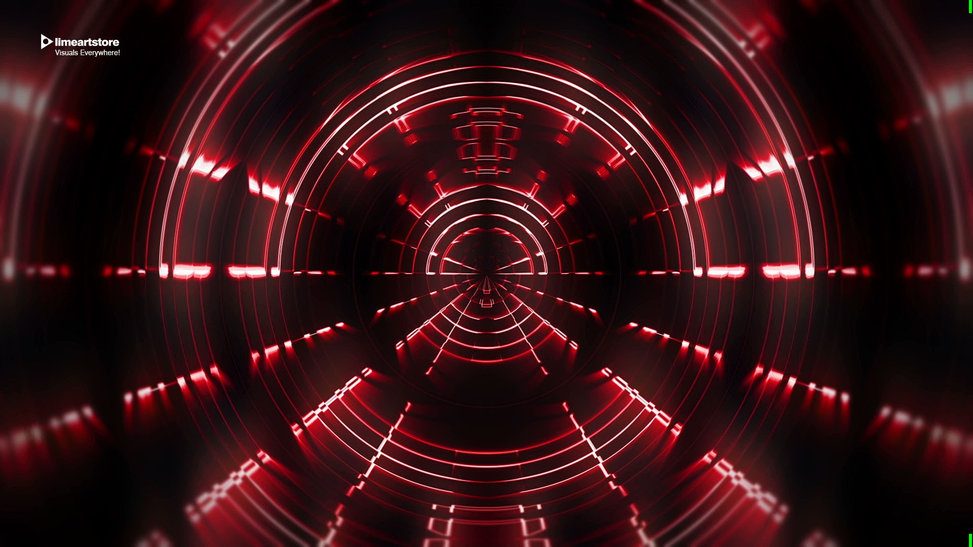 Red Tunnel Lines – Mini VJ Loops Pack 6in1 - LIME ART GROUP Shop