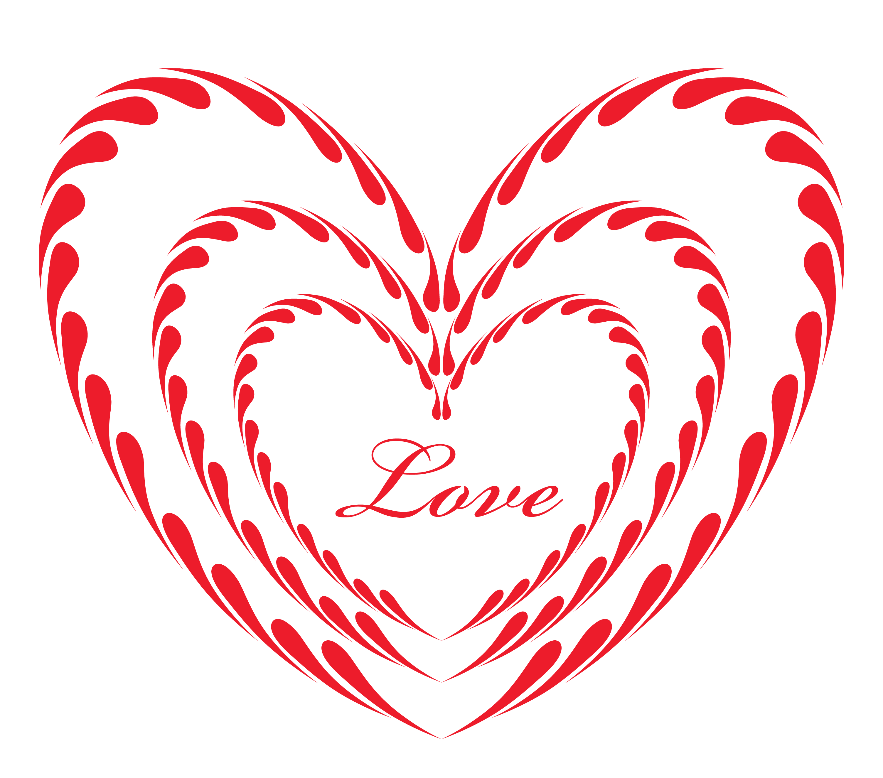 Red Heart Ornament Love PNG Clipart Picture | Gallery Yopriceville ...