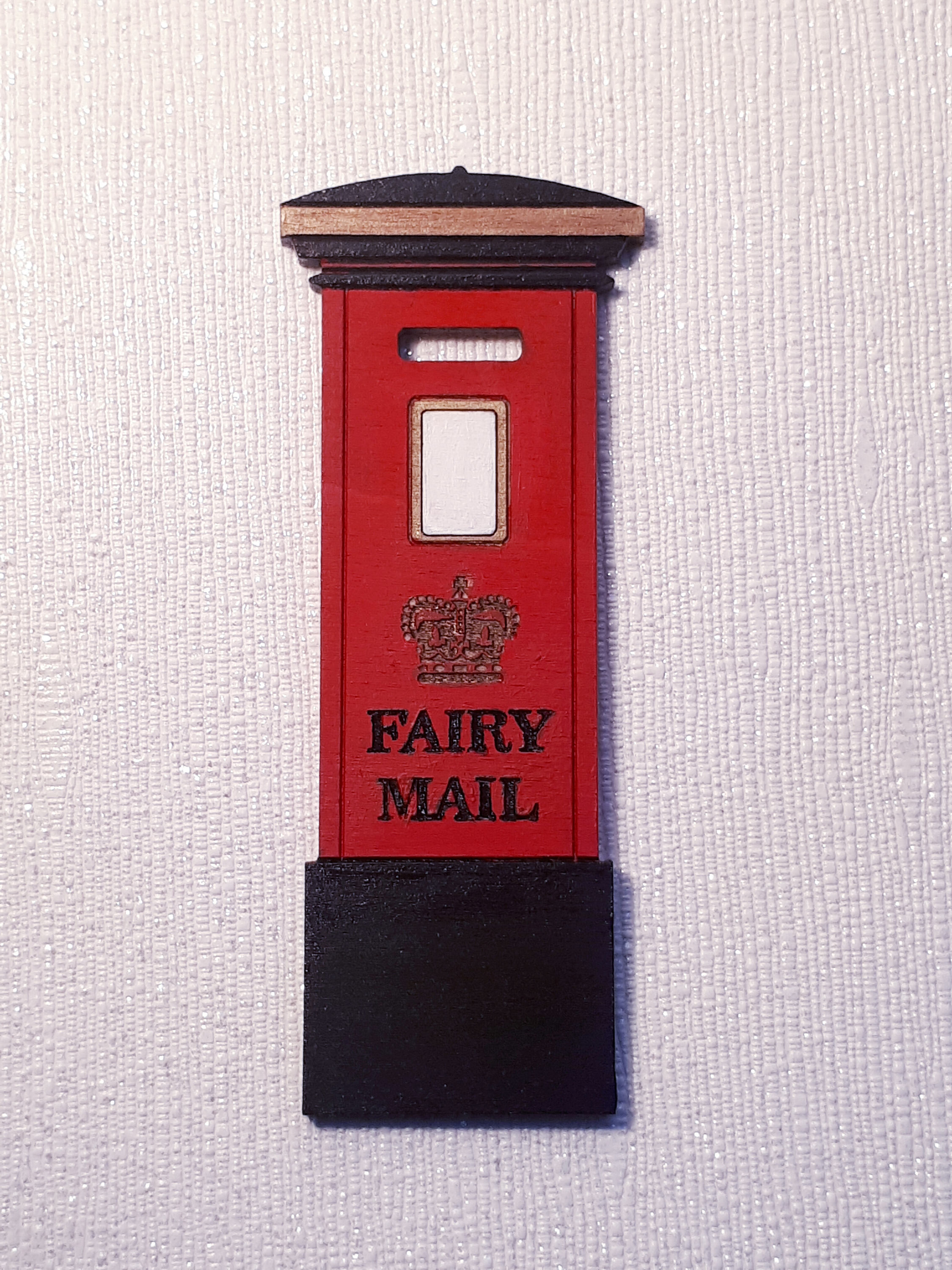 Fairy Post Box. Wooden fairy door accessories for fairy door.