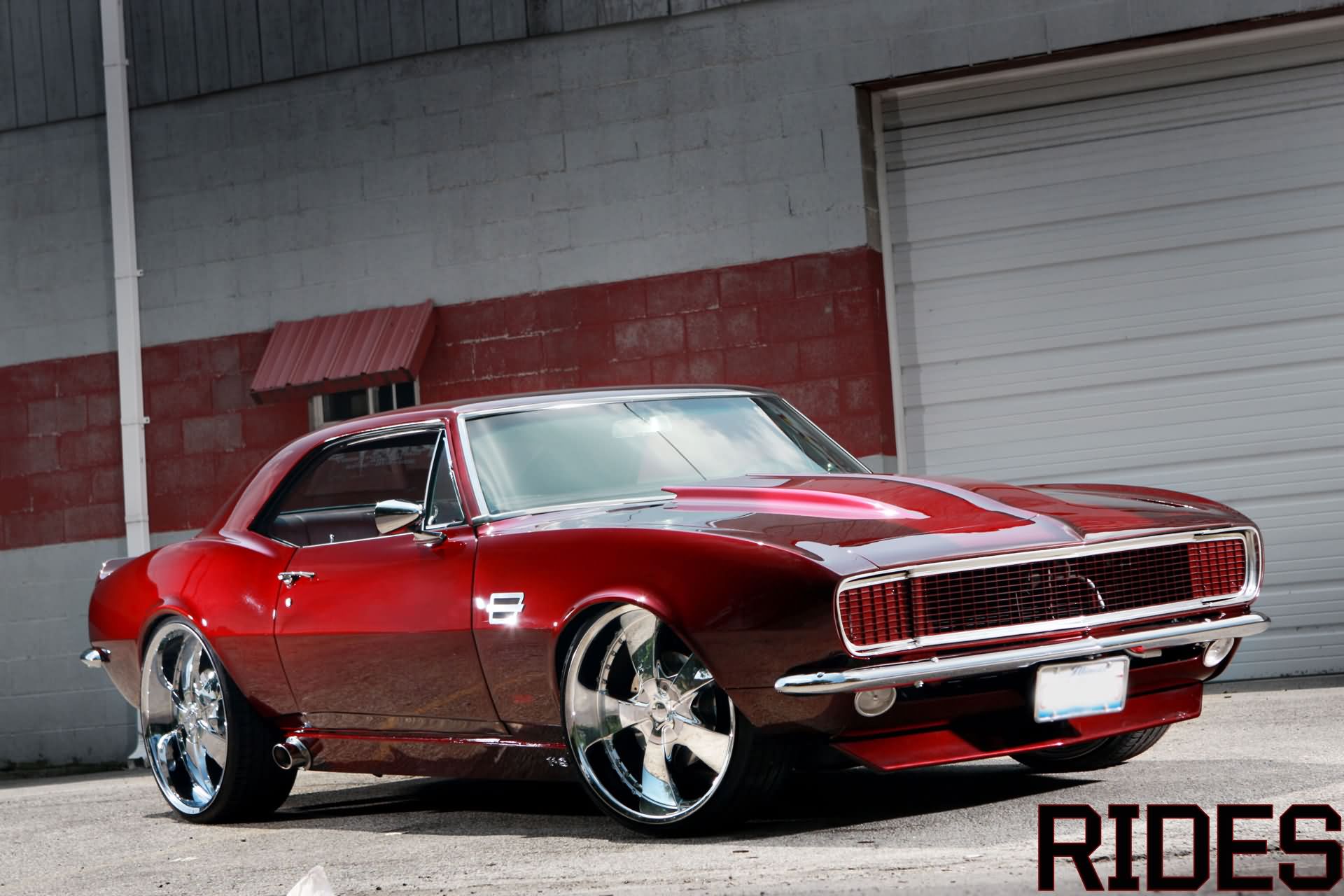 Candy Apple Red Camaro Muscle Car - Images, Photos, Pictures