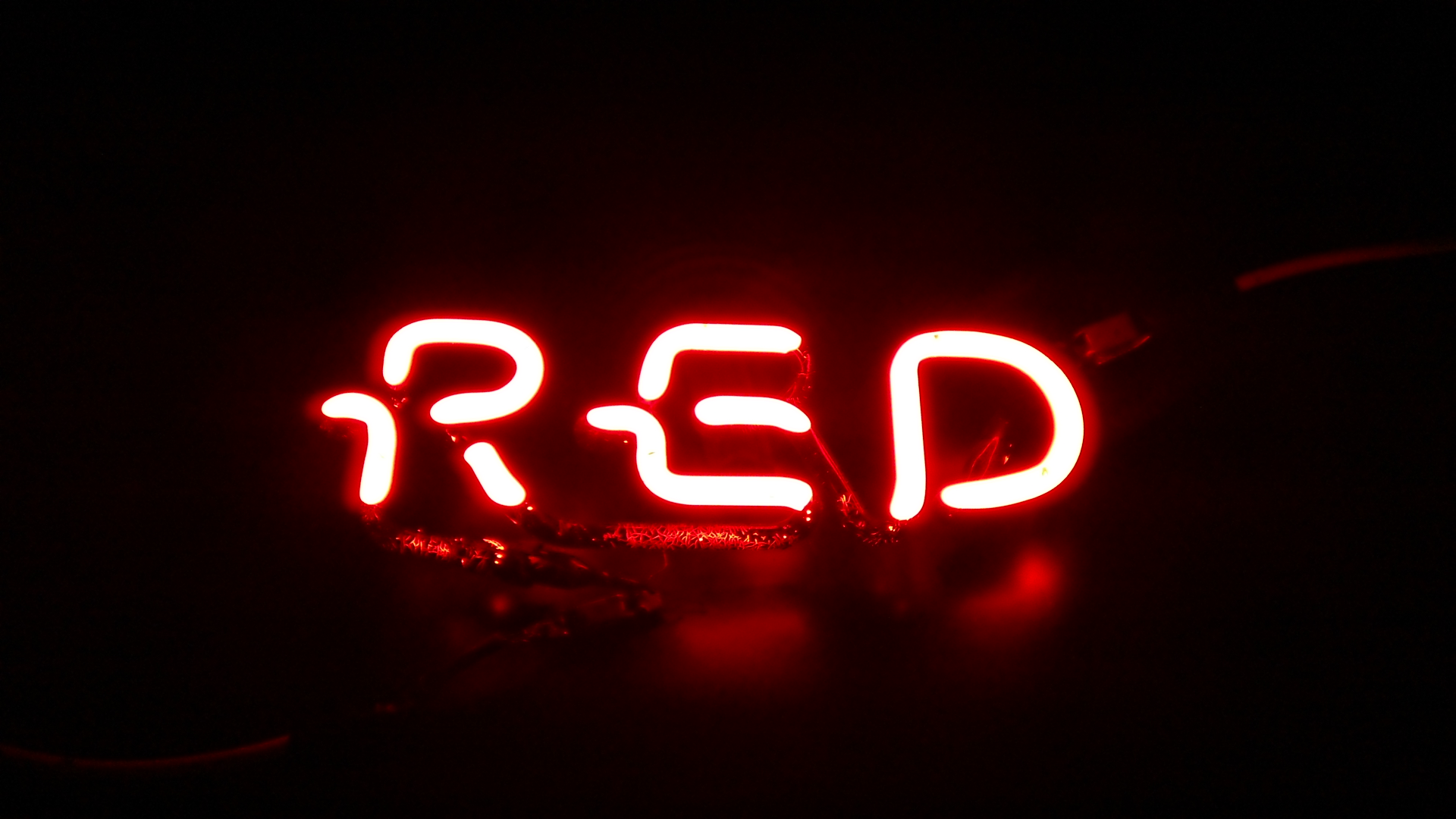 RED” neon section from Red Dog neon sign | The Neon Sign Guy Store