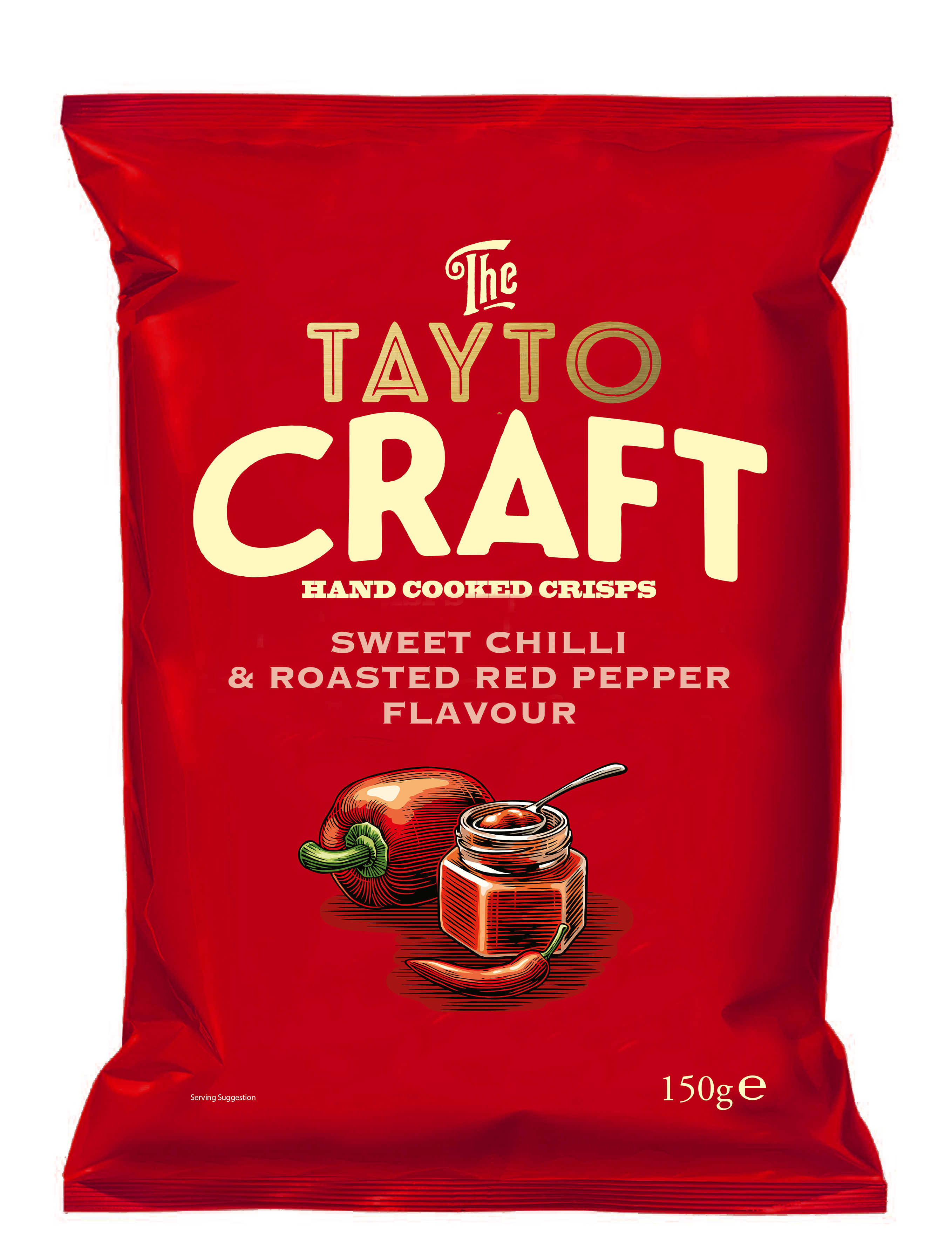 Tayto Craft Sweet Chilli & Roasted Red Pepper – 8x150g