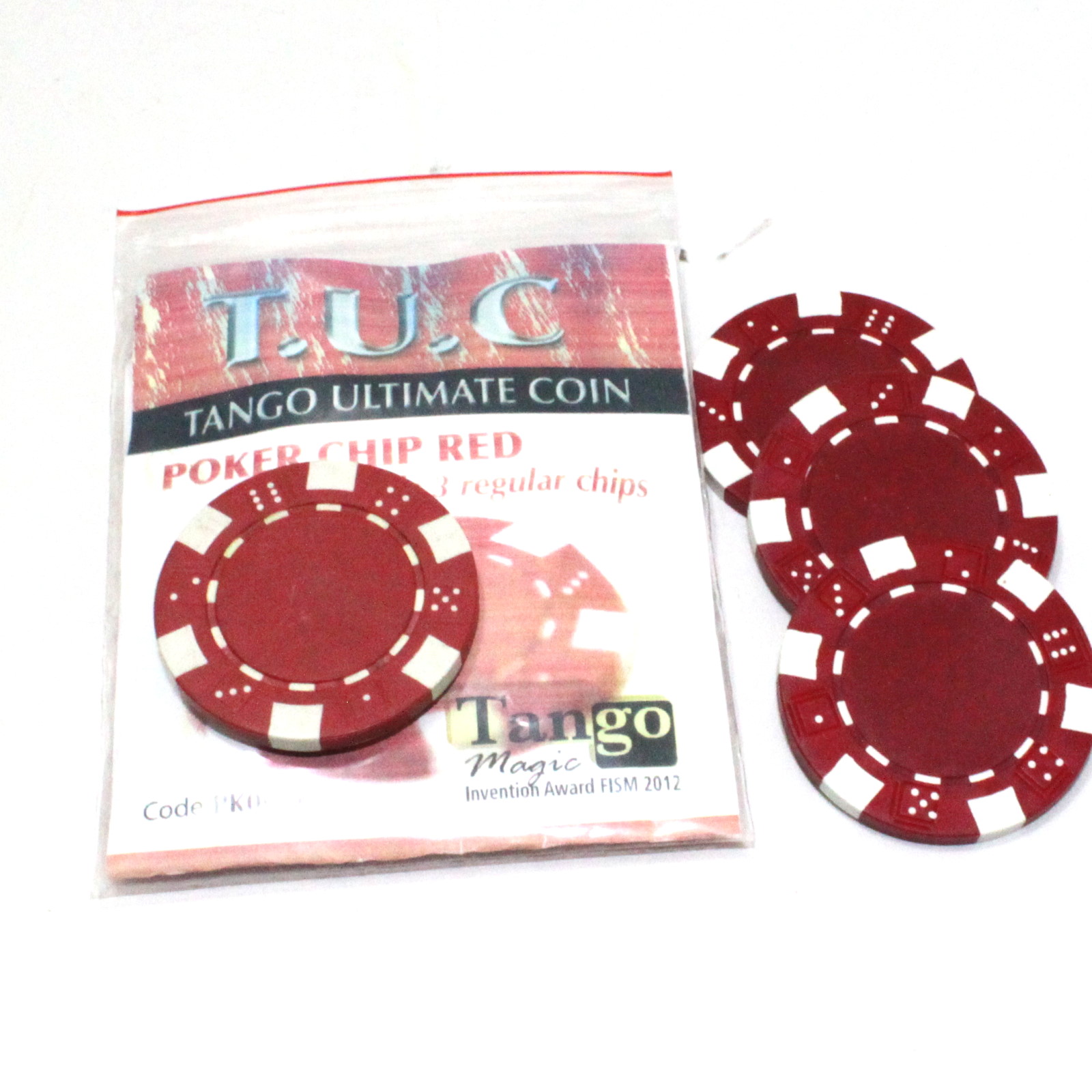Tango Ultimate Coin T.U.C (Red Poker Chip) by Tango Magic – Martin's ...