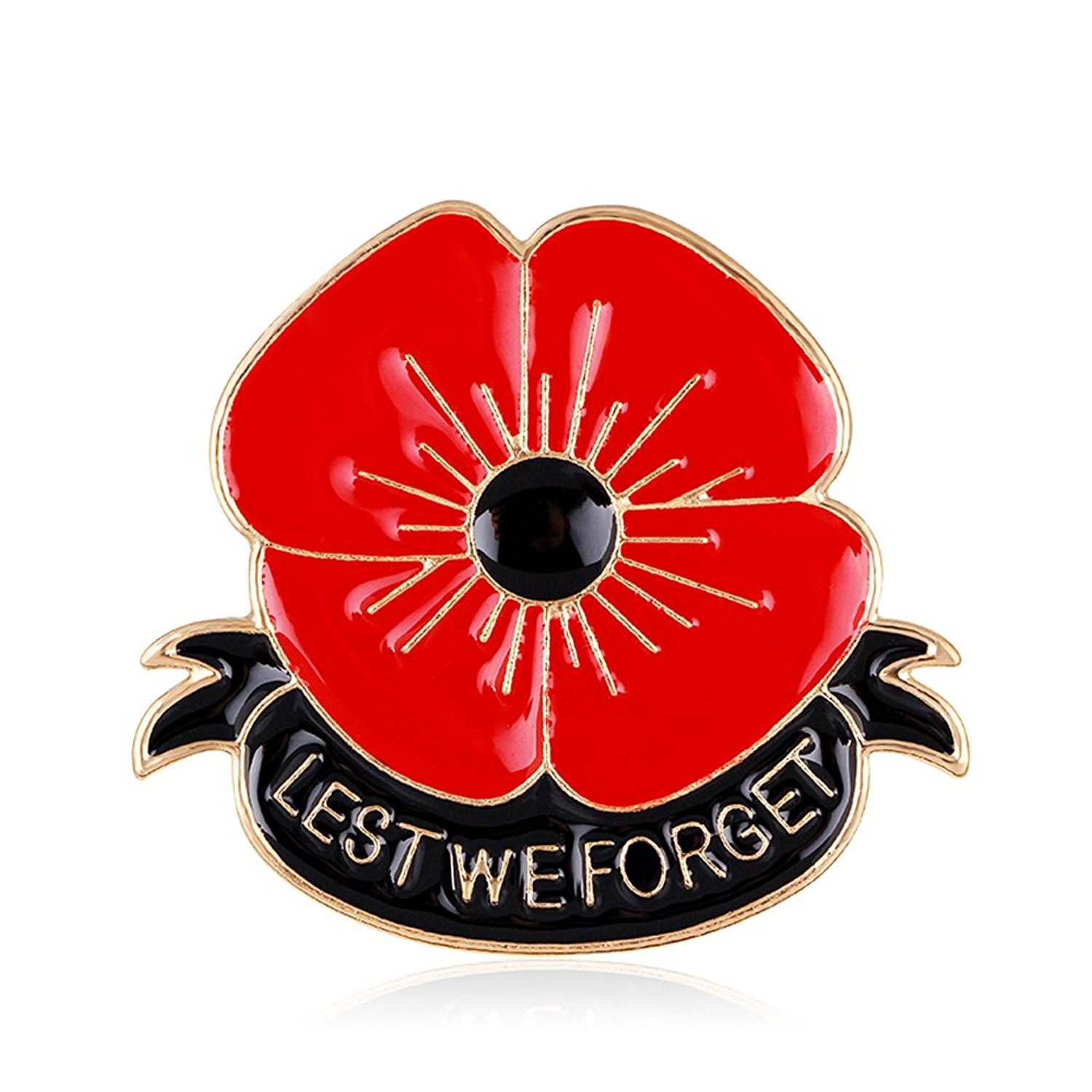 Amazon.com: MA&SN Remembrance Day Memorial Day Gift Poppy Brooch ...