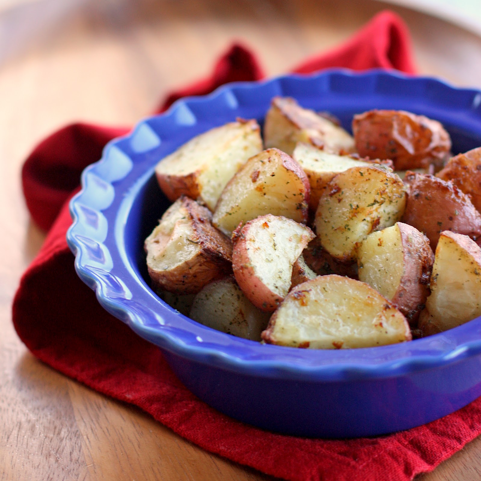 Ranch Roasted Red Potatoes - The Girl Who Ate Everything