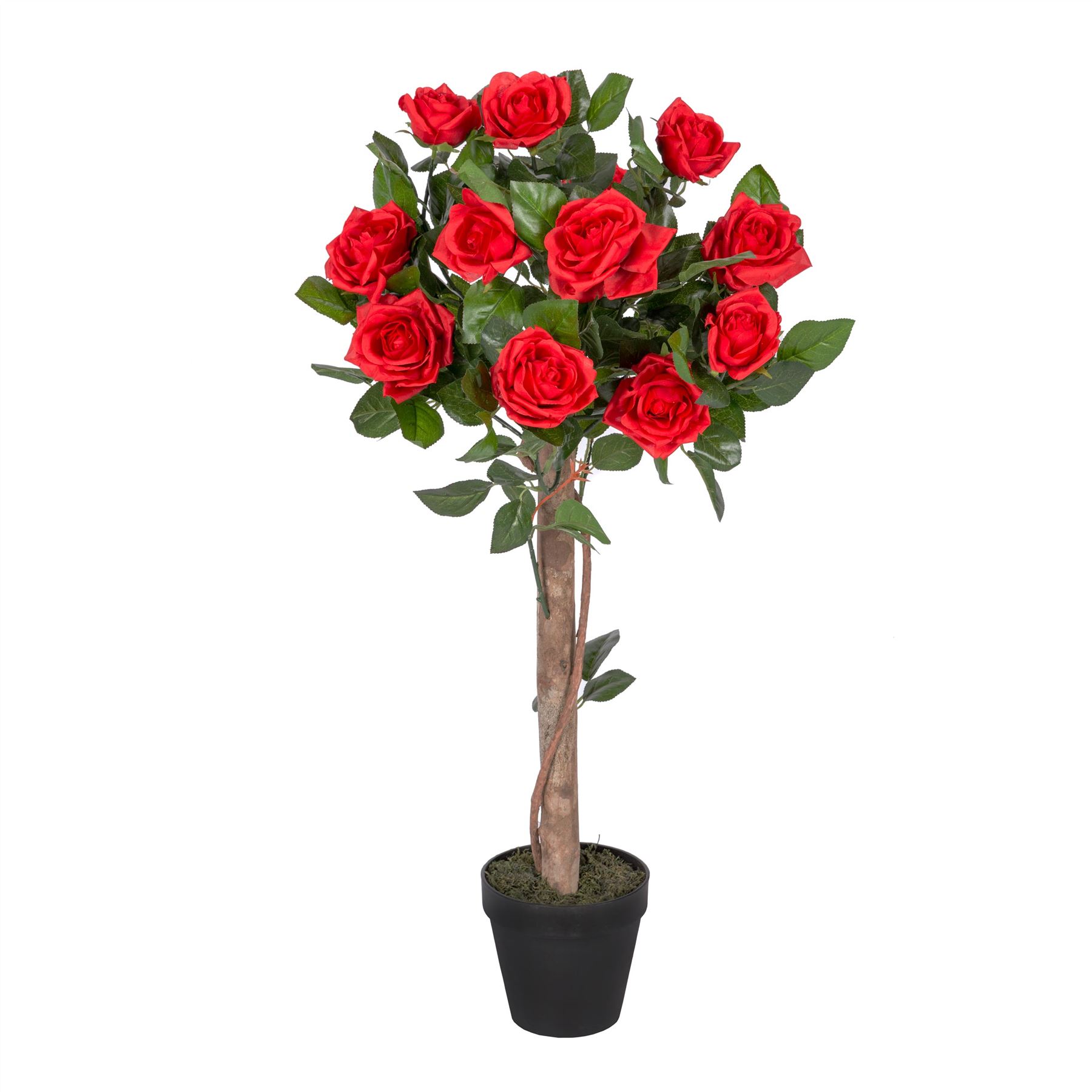 Artificial Potted Rose Tree Plant Red Pink, White Wedding Engagement ...