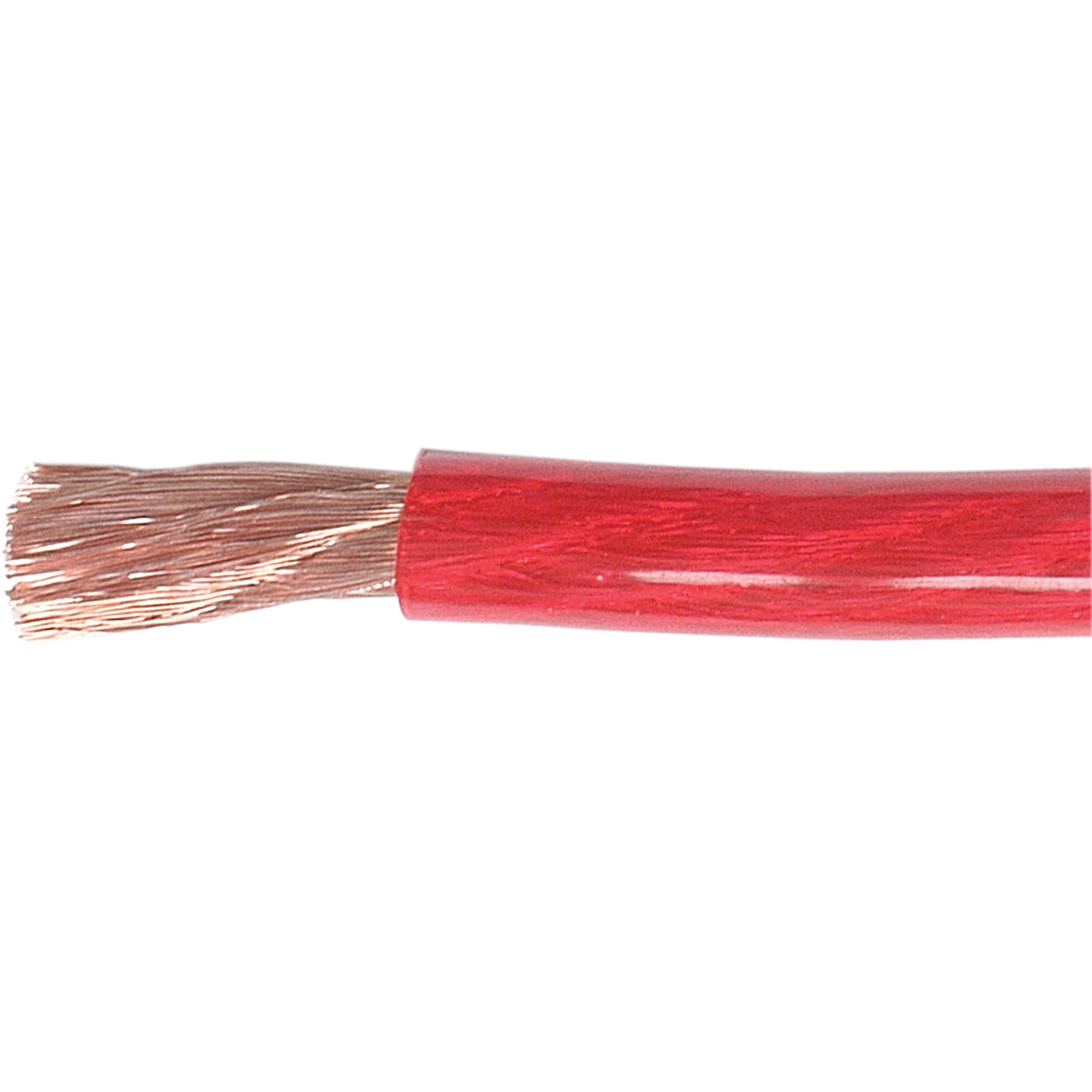 JSC Wire 4 AWG Red High Current Power Cable 1 ft. USA