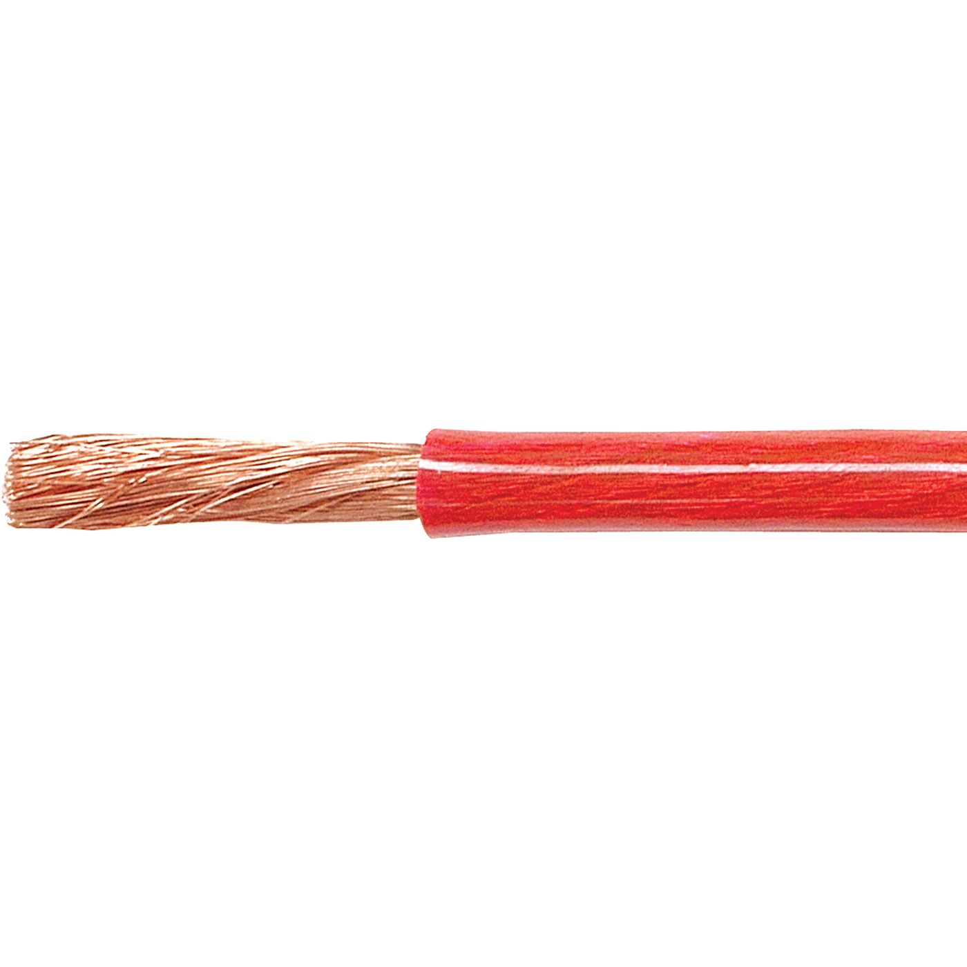 JSC Wire 10 AWG Red High Current Power Cable 1 ft. USA