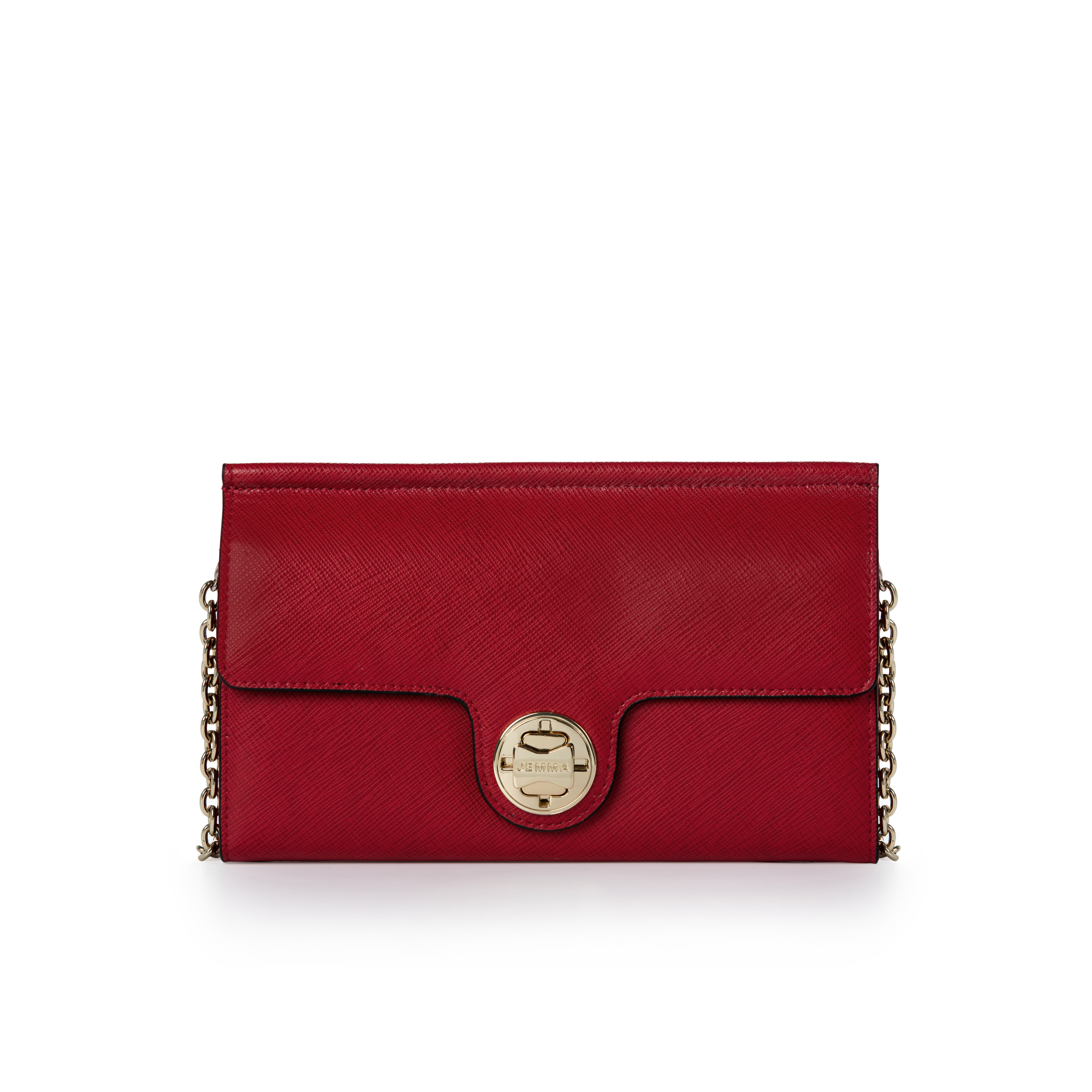 Maggie - Cherry Red Designer Womens Wallet | JEMMA Functional Handbags