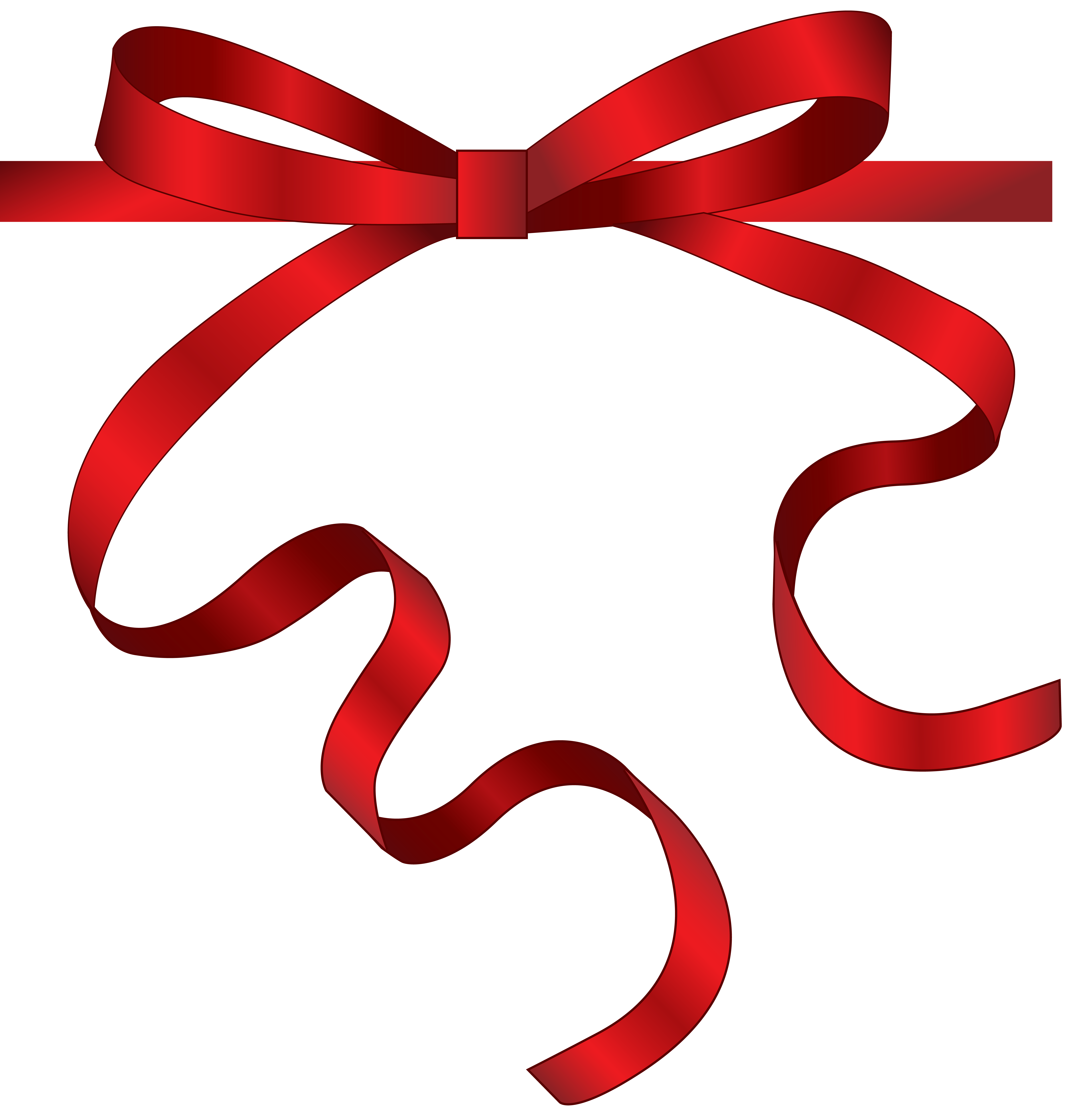 Red Ribbon PNG Clipart Image | Gallery Yopriceville - High-Quality ...