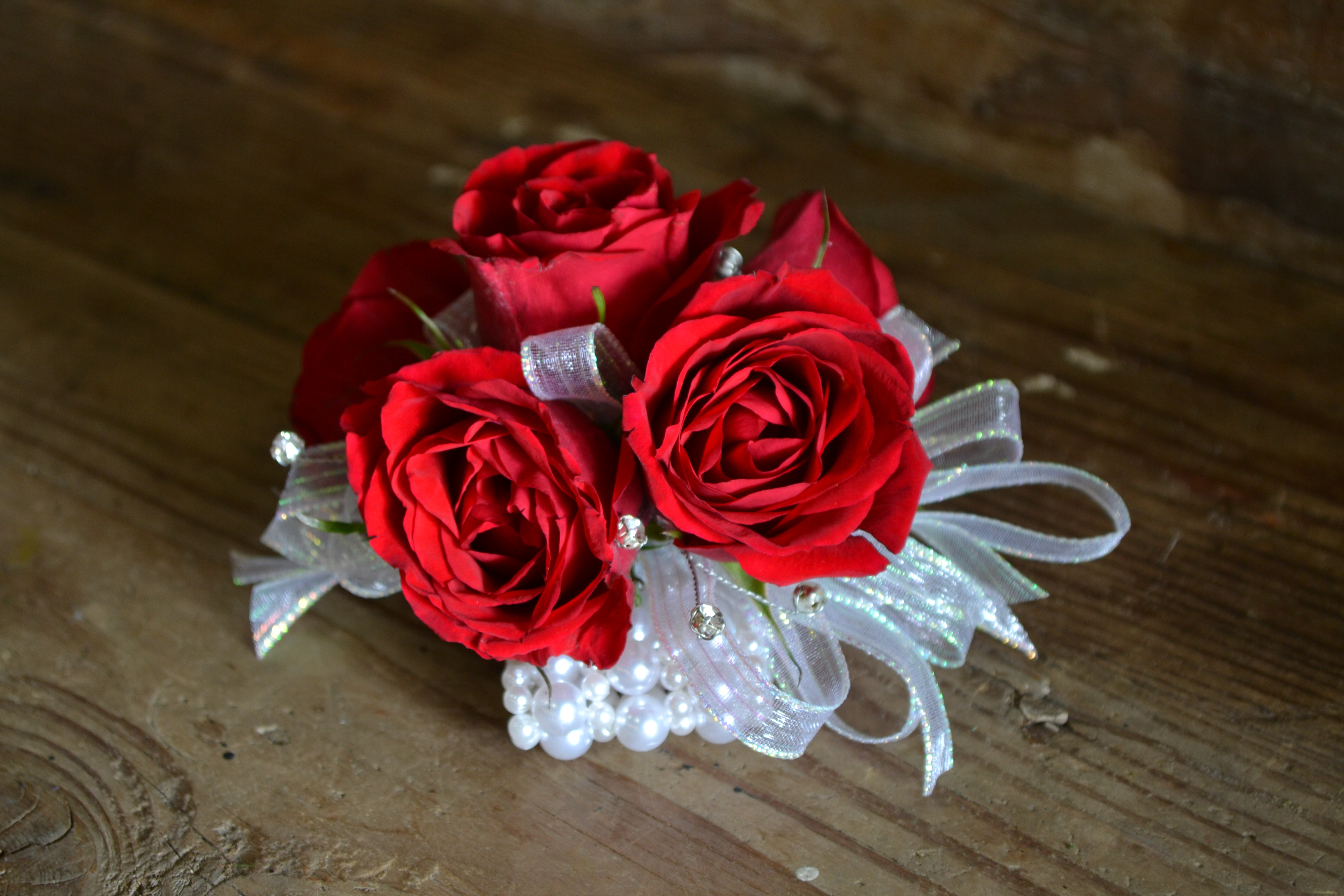Red Rose Spray Corsage in West Hollywood, CA | Seed Floral