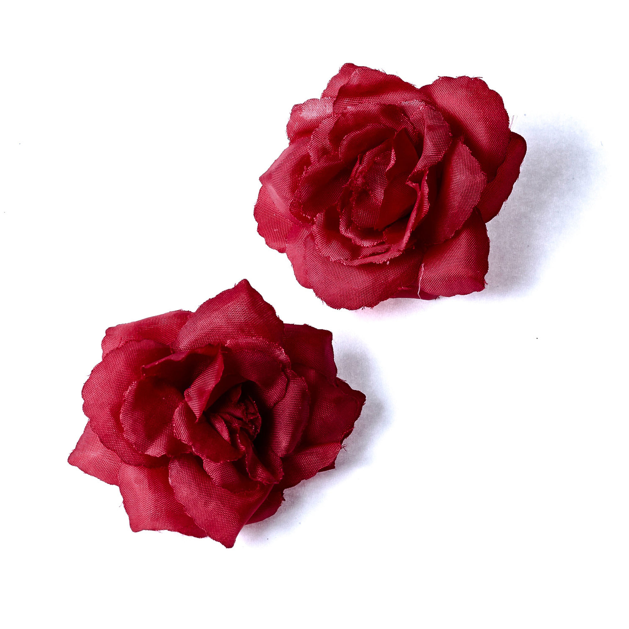 2 Pack Red Rose Hair Clips | Claire's