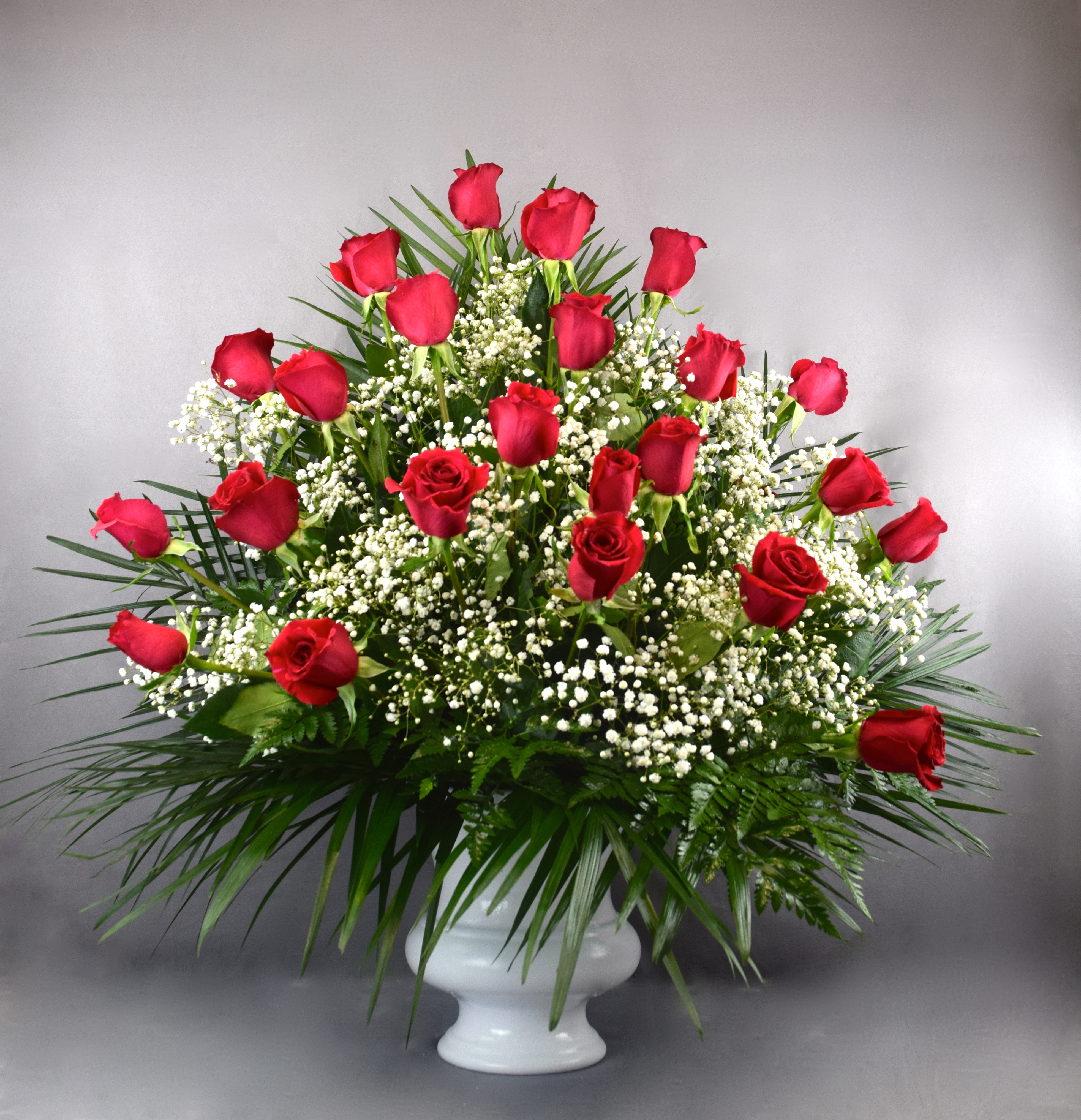 Celebration Arrangement (Red Roses) – Flower Delivery Dallas, TX — I ...