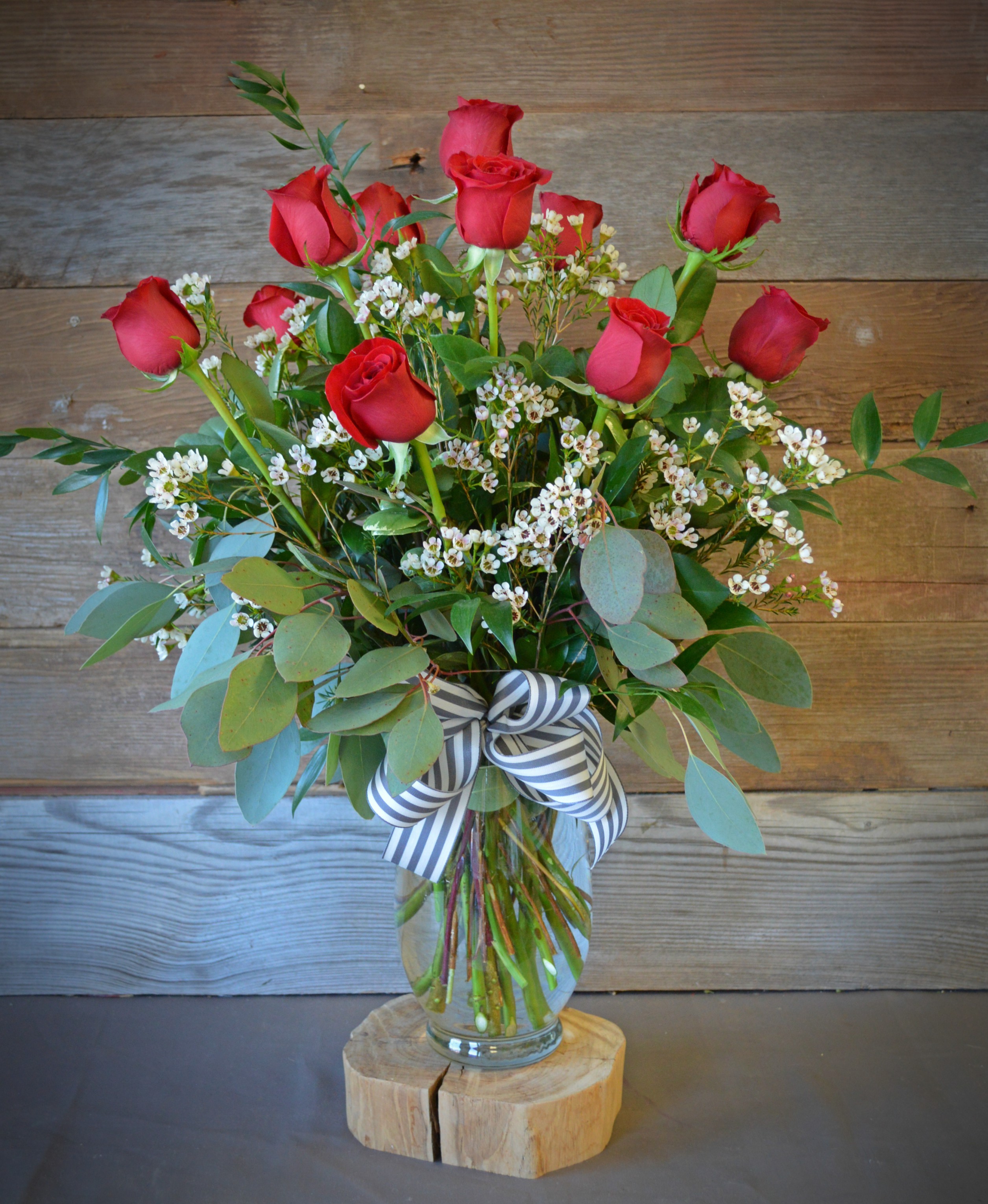 Classic Dozen Red Roses in Salina, KS | Lauren Quinn Flower Boutique