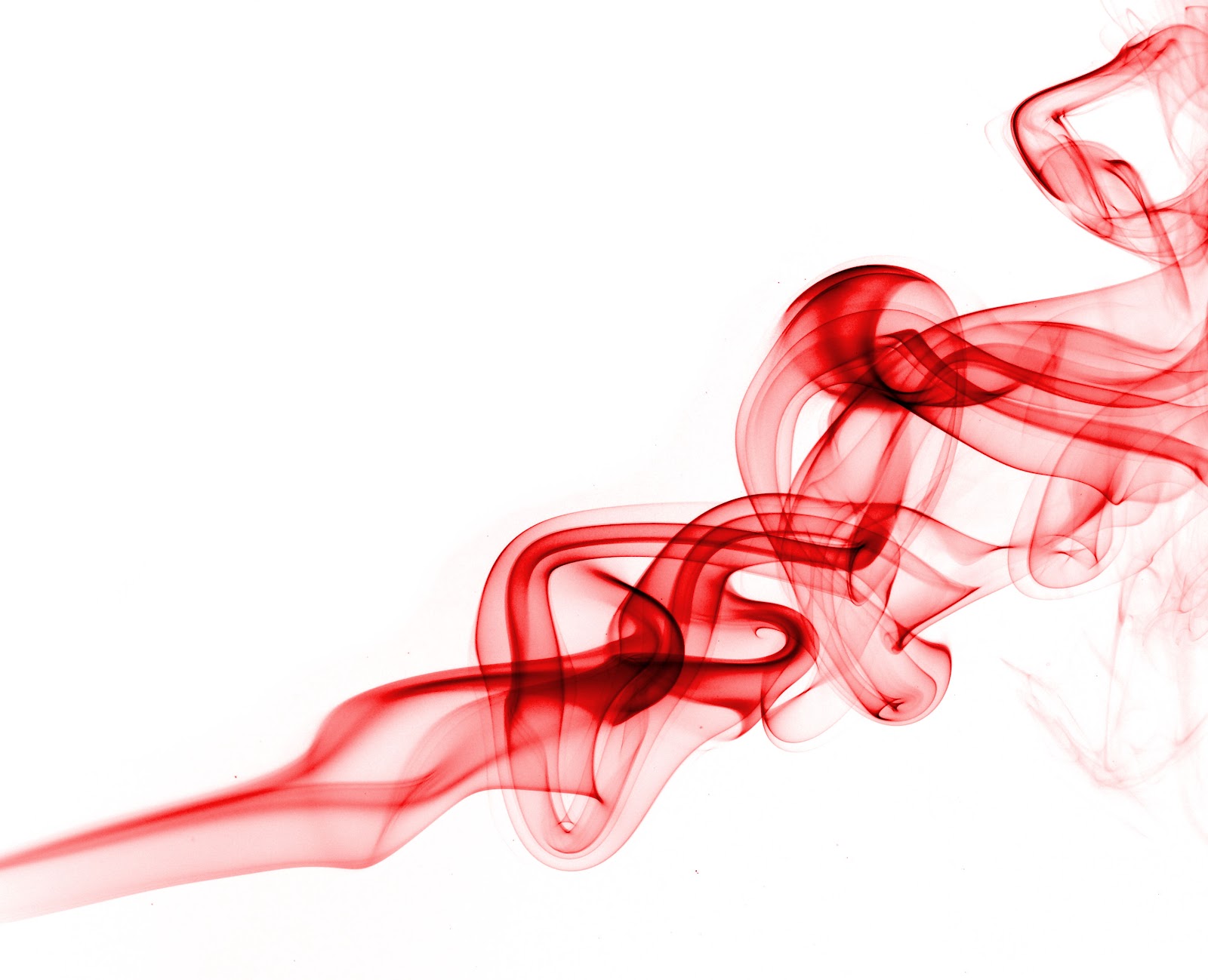 Red Abstract Smoke