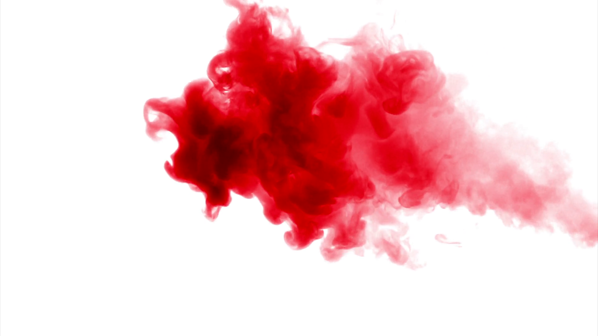 Red smoke over white background Stock Video Footage - Videoblocks