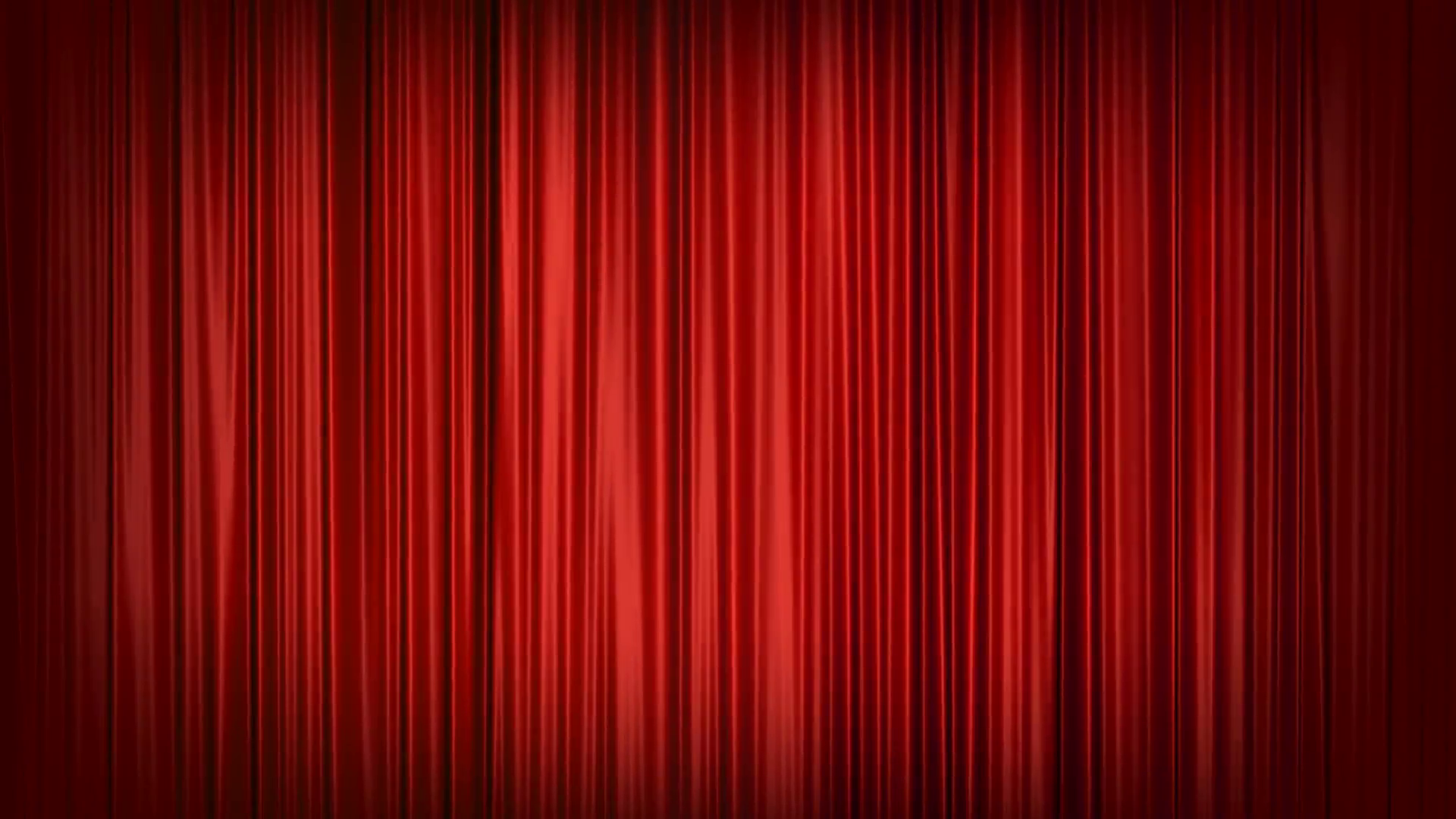 Red stage curtain photo