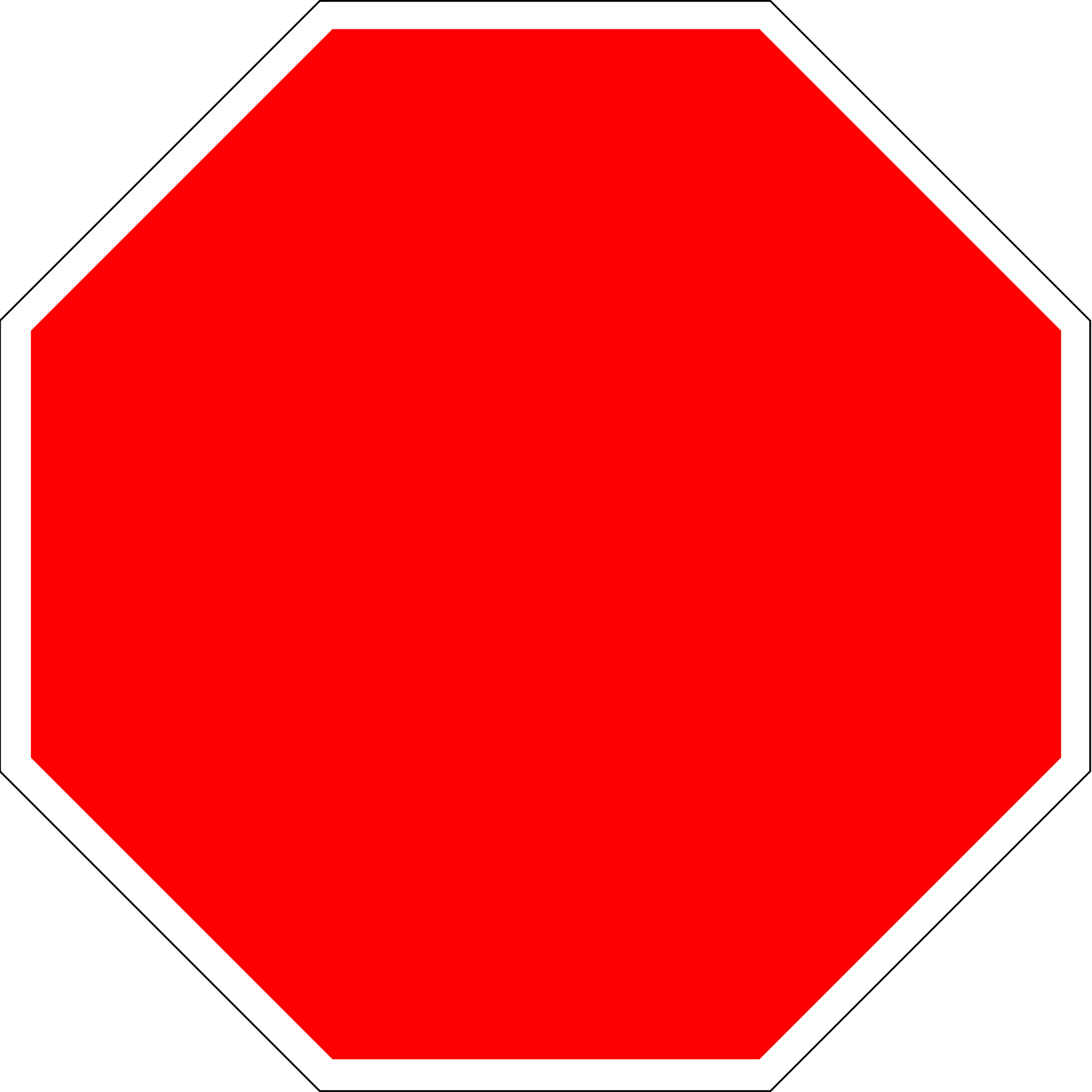 File:Blank stop sign octagon.svg - Wikimedia Commons