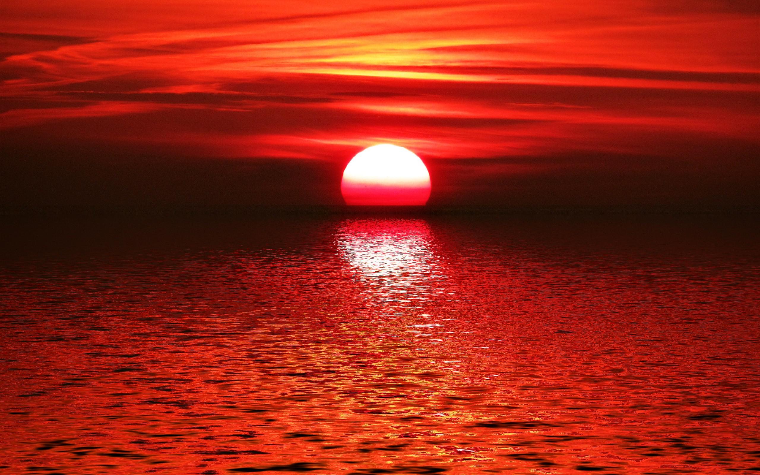 HD Red Sunset Free Download Wallpaper | Download Free - 140477