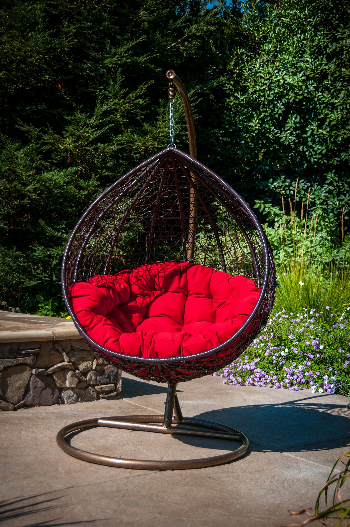 Red Swing Chair Set | Andrew's Furniture and Mattress