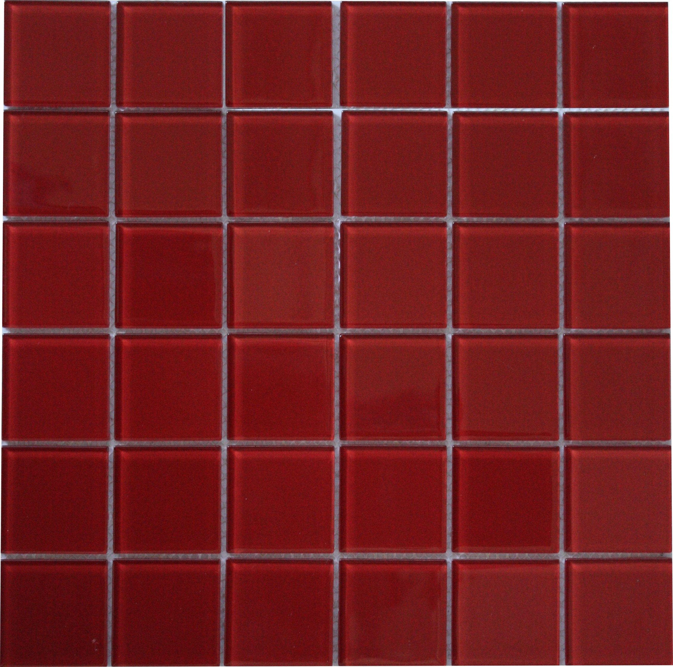 Cherry Red Mosaic tiles | Available from Tiletoria