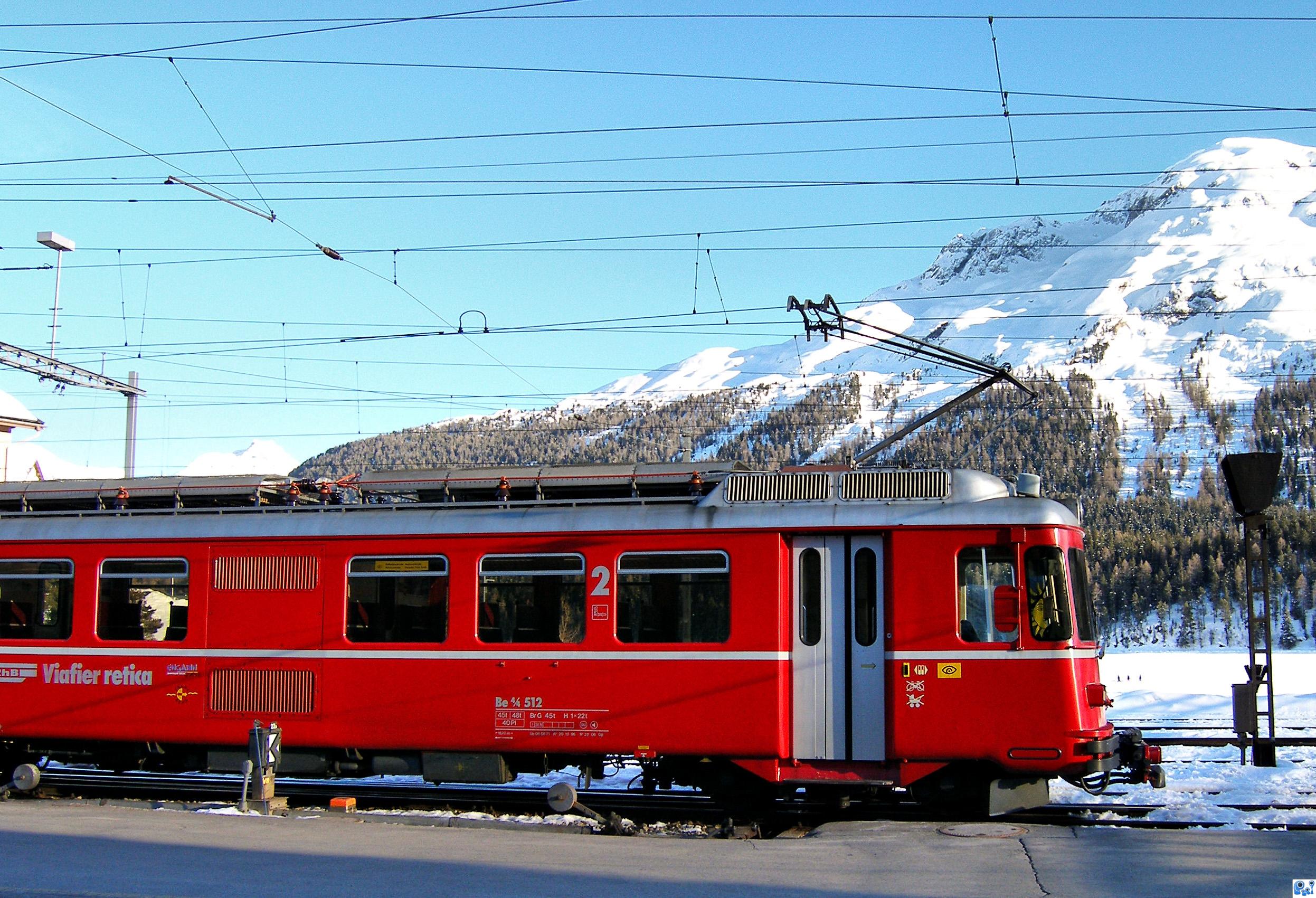 Bernina red train picture, by patty for: trains photography contest ...
