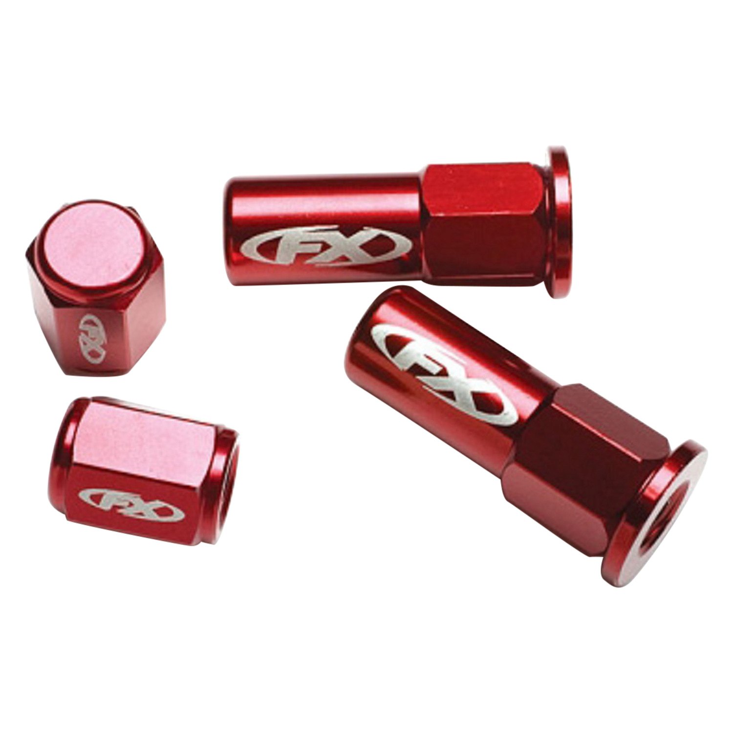 Factory Effex® 12-36722 - Red Valve Cap/Rim Lock Kit