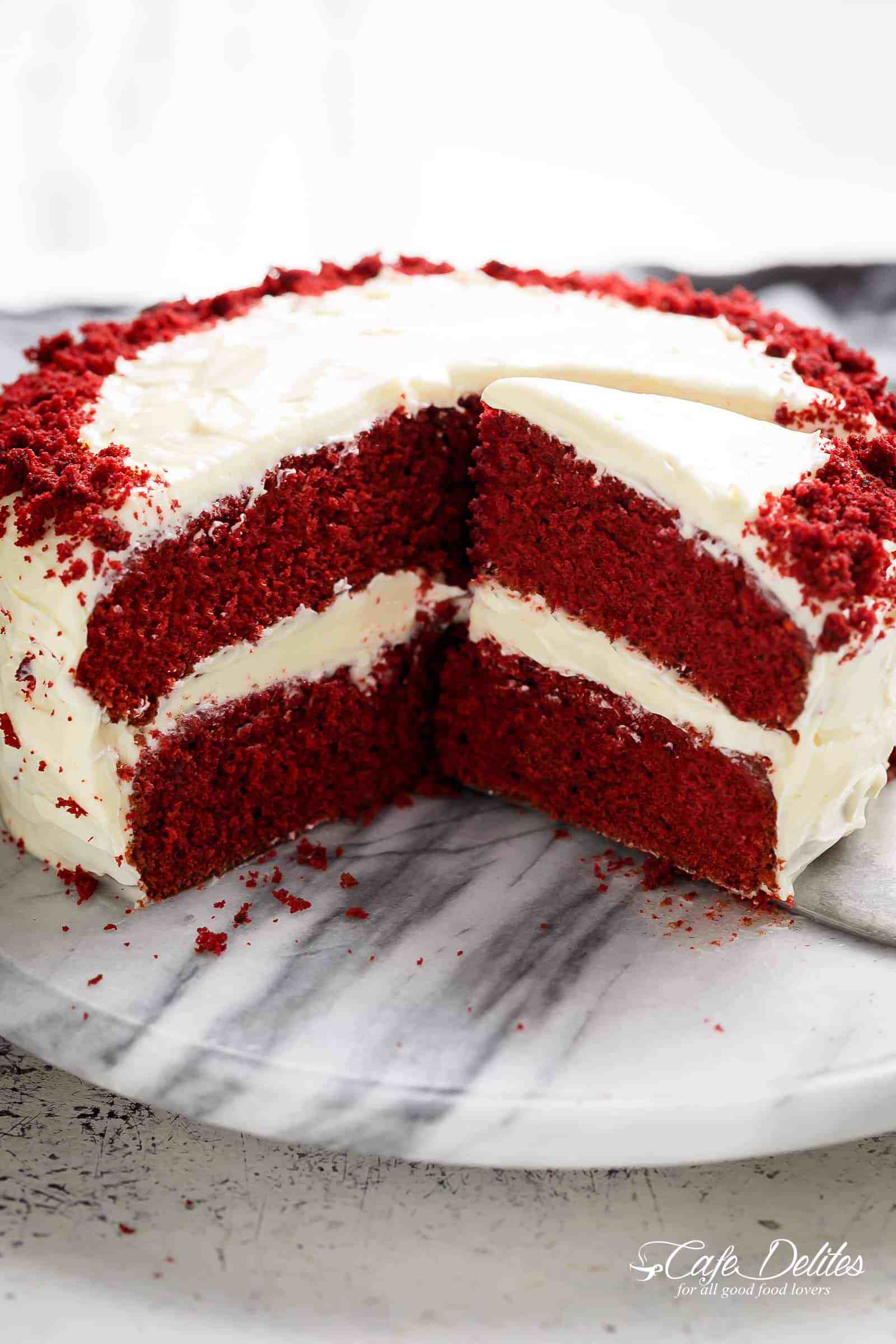 Best Red Velvet Cake - Cafe Delites