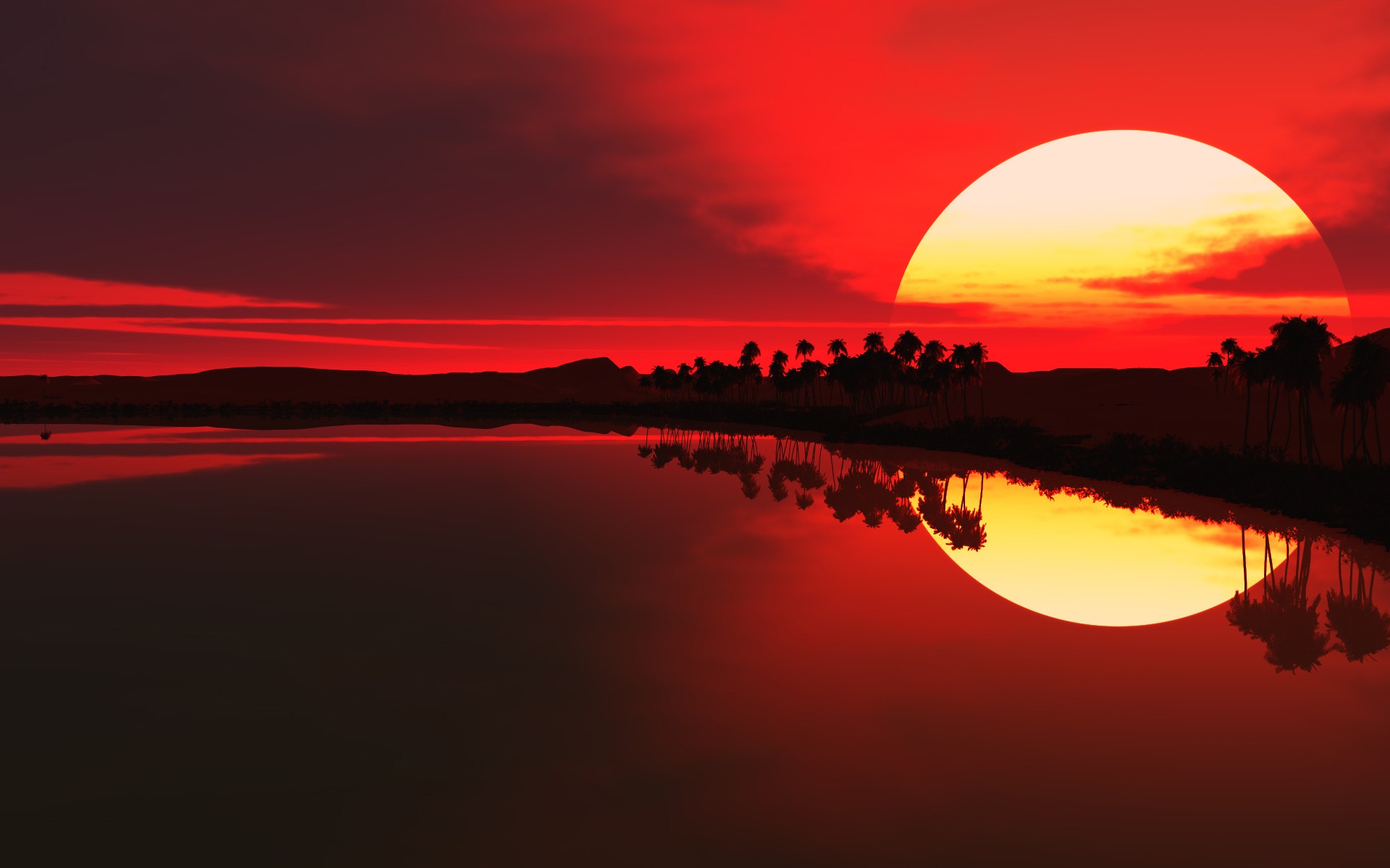 Sunsets: Nice Reflection Gorgeous Cool Reddish Awesome Lovely Warm ...