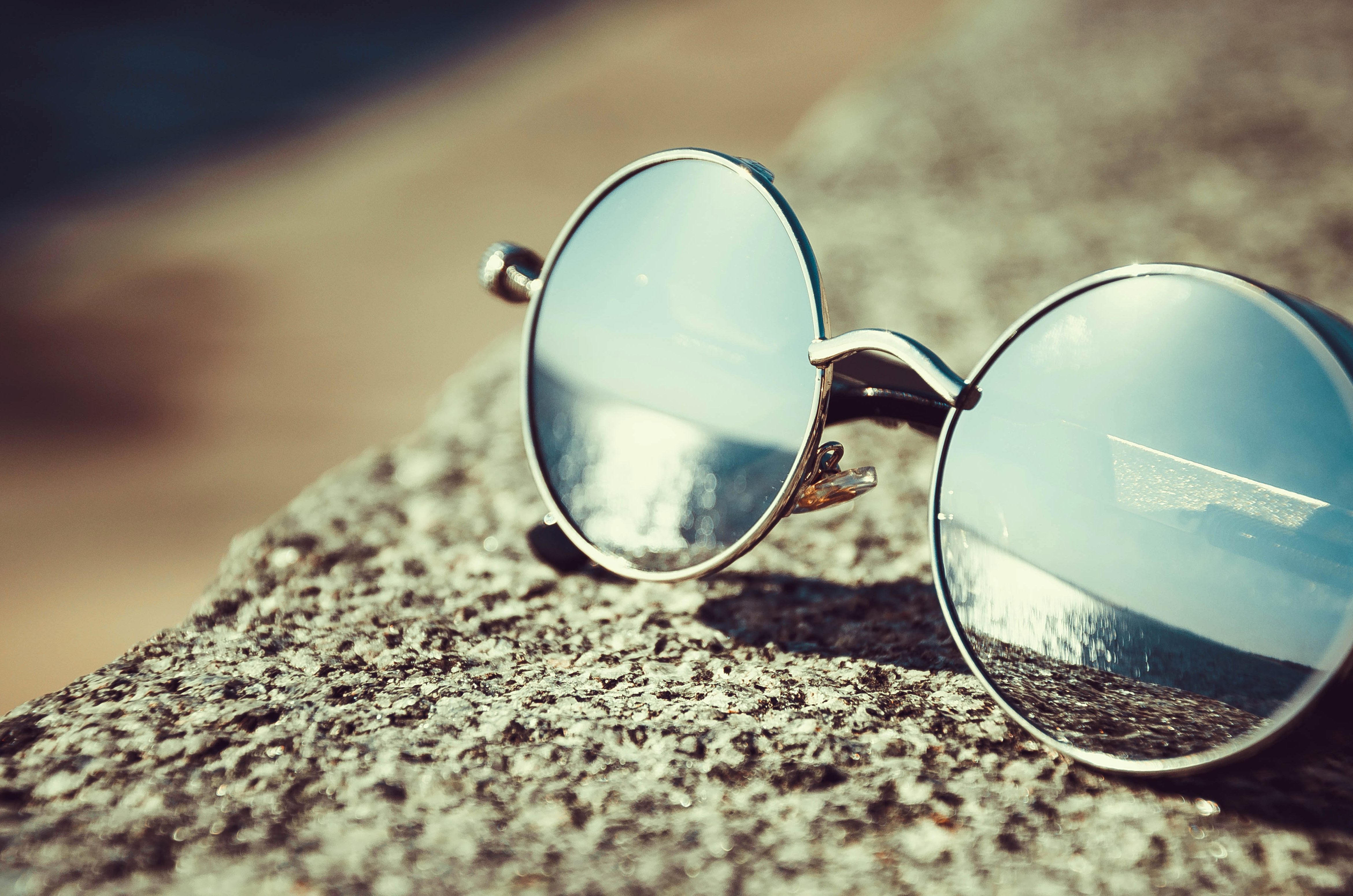 Free picture: sunglasses, mirror, reflection, object, summer