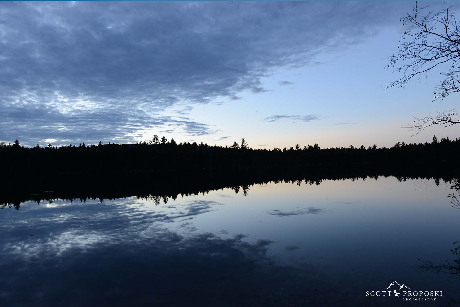 Fall Sky Reflections - Scotts Lifestyle Images