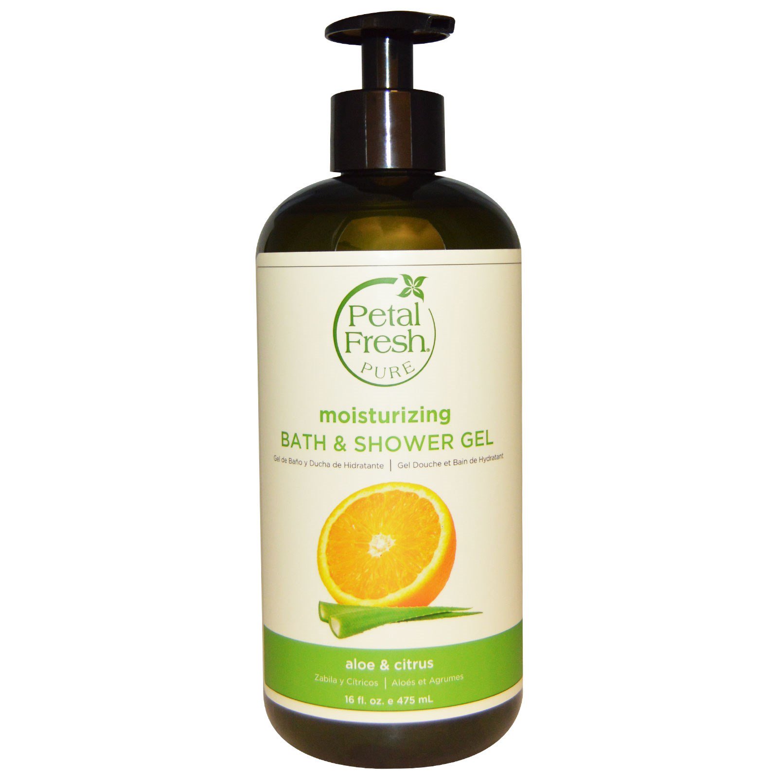 Petal Fresh, Pure, Refreshing Bath & Shower Gel, Aloe & Citrus, 16 ...