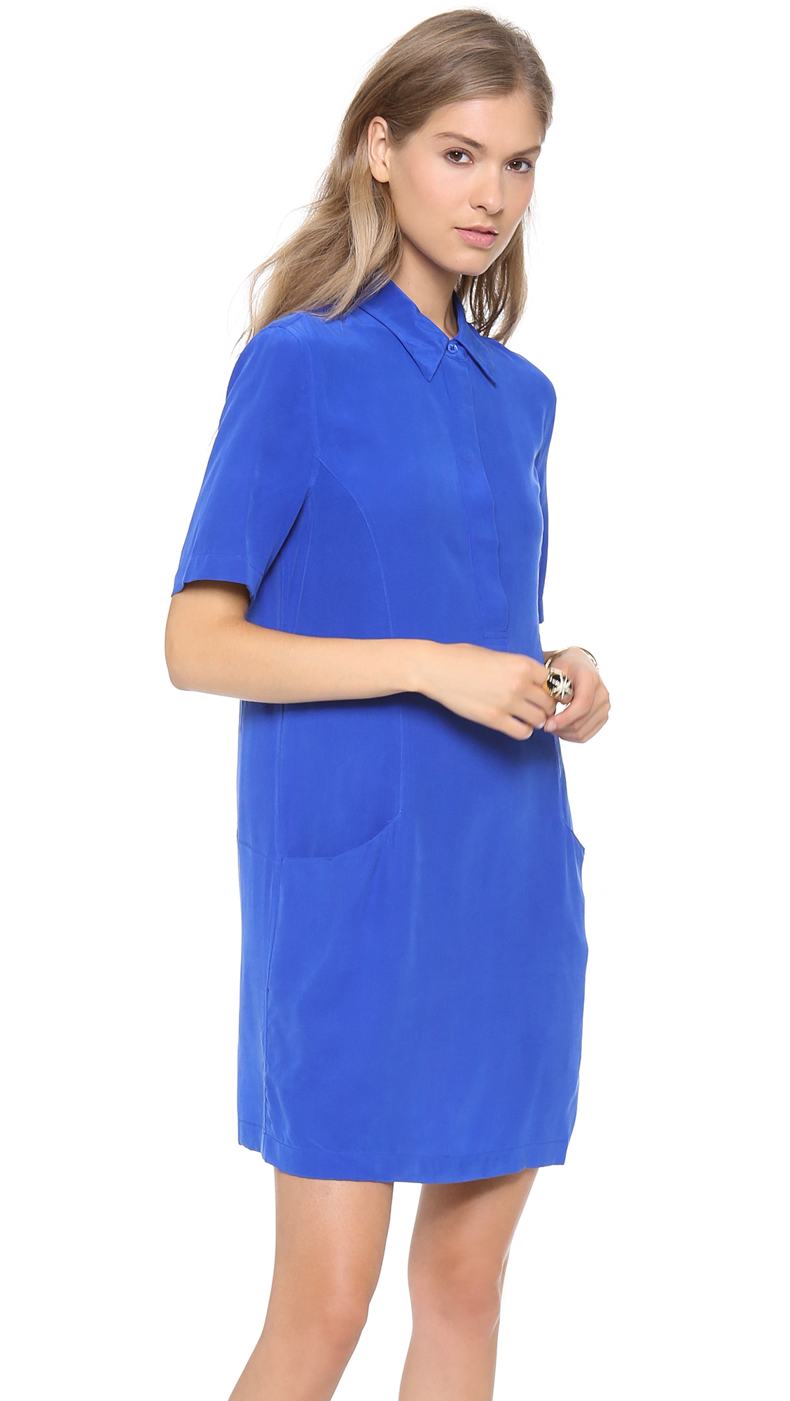 Lyst - Equipment Larkin Dress in Blue