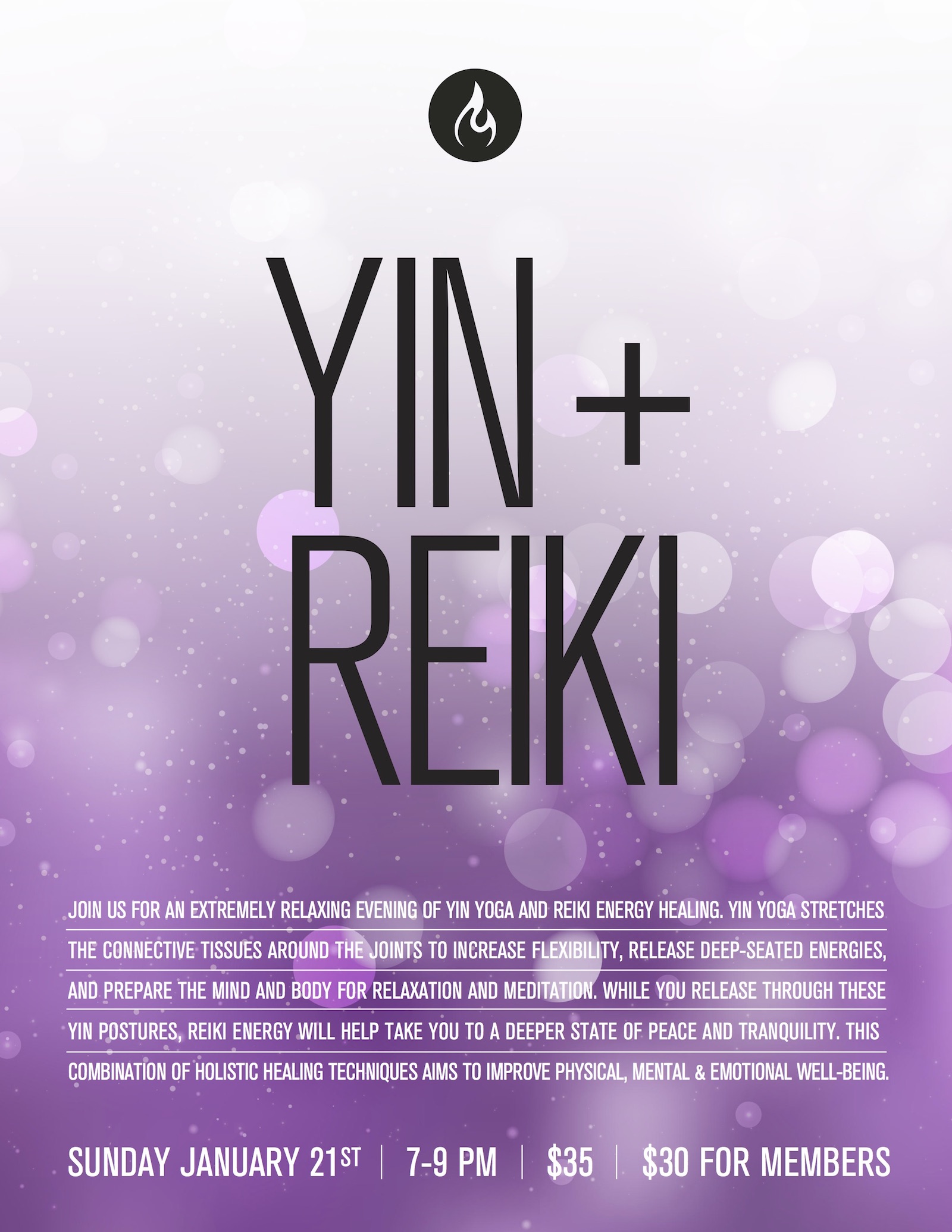 Yin & Reiki Workshop - Moksha Yoga Danforth